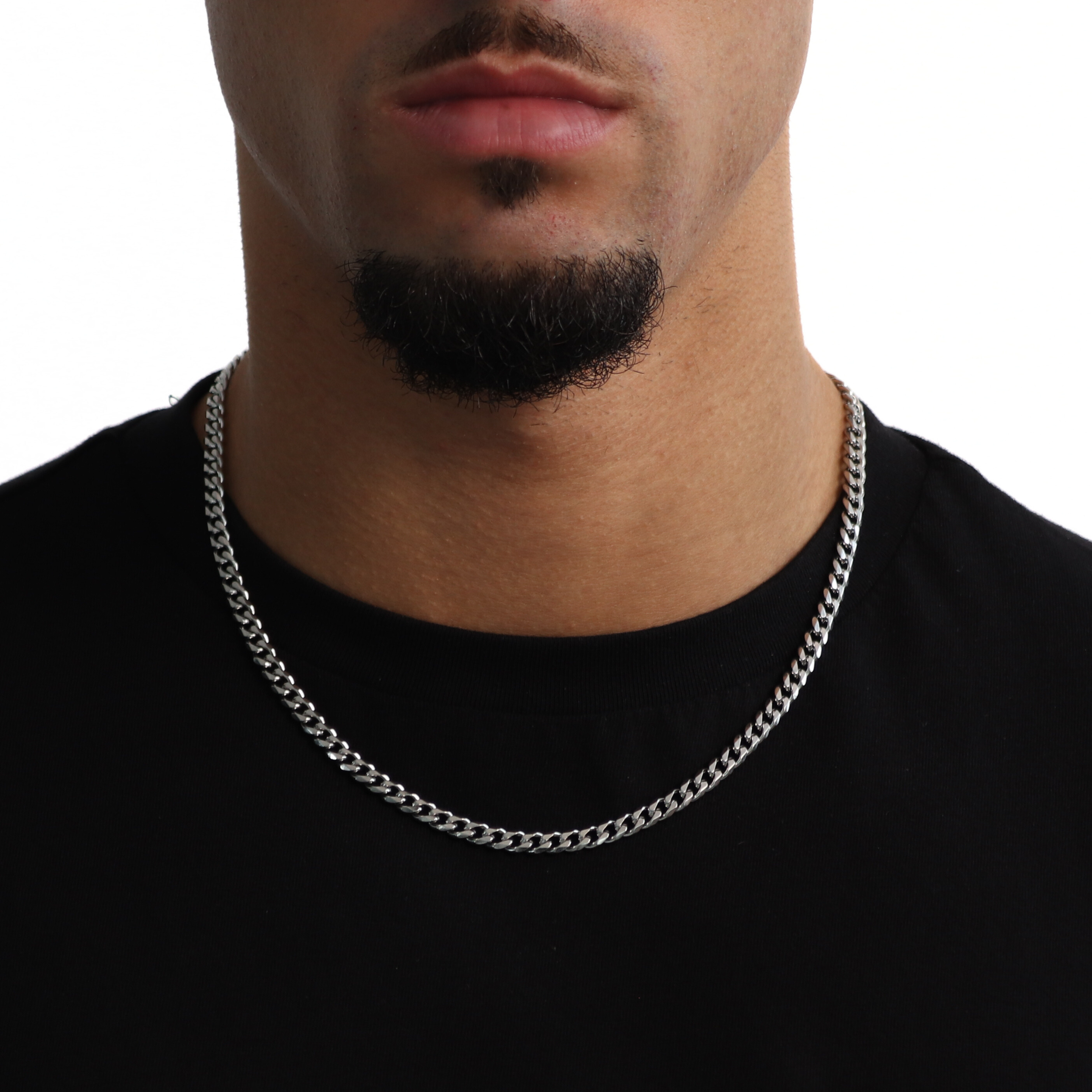 Classic Cuban Ketting 5mm (Zilver)