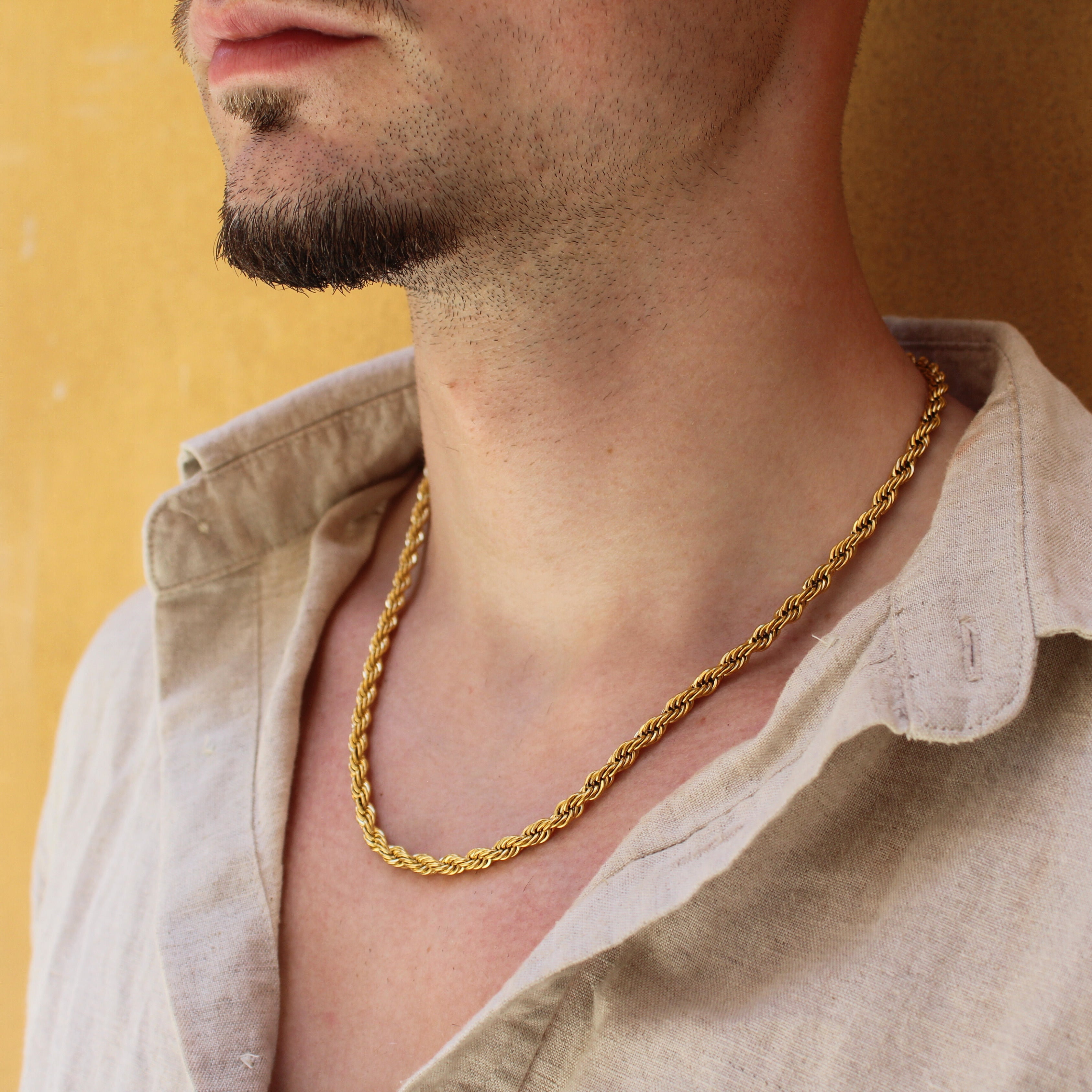 Clean Rope Ketting 5mm (Goud)