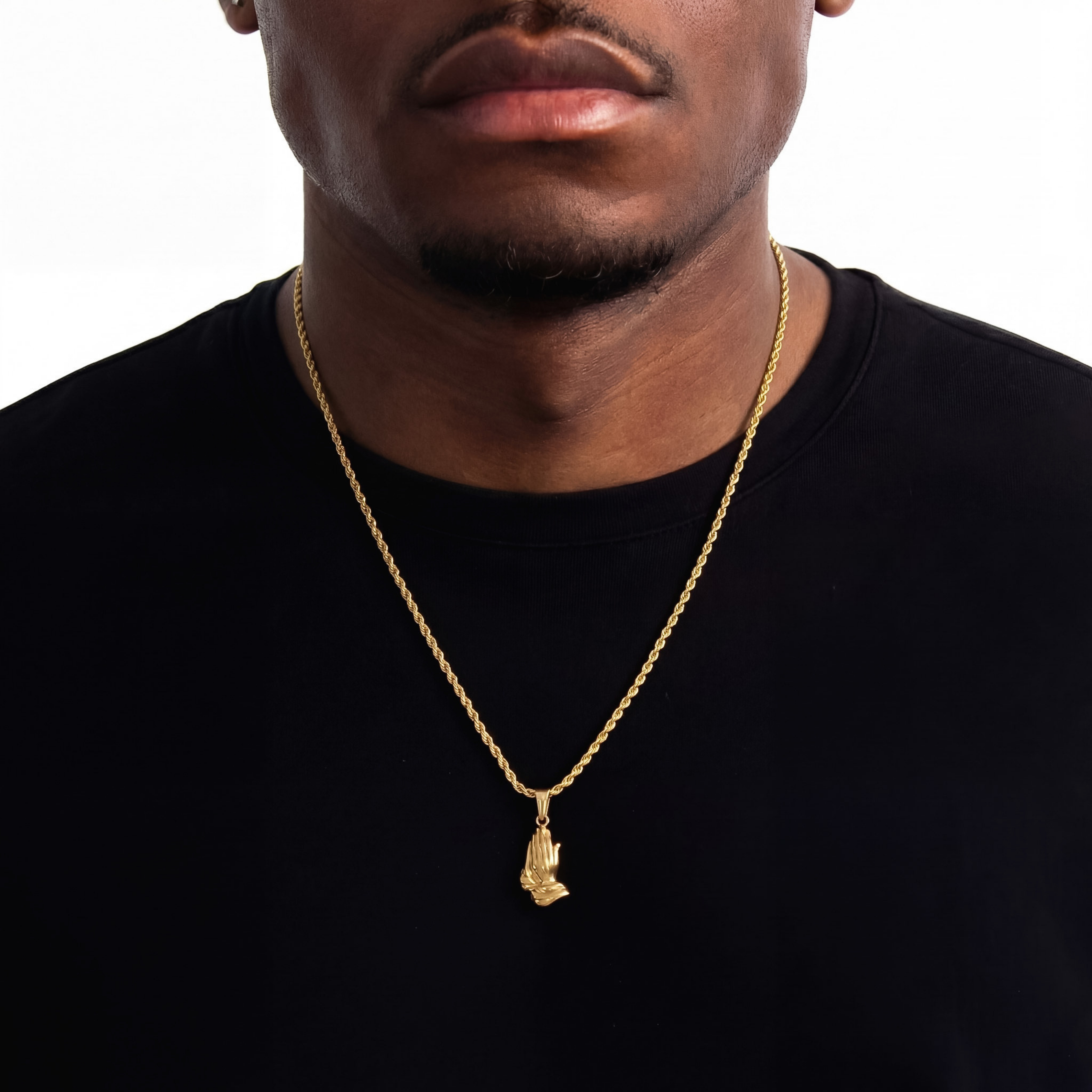 Hands Hanger + Ketting (Goud)