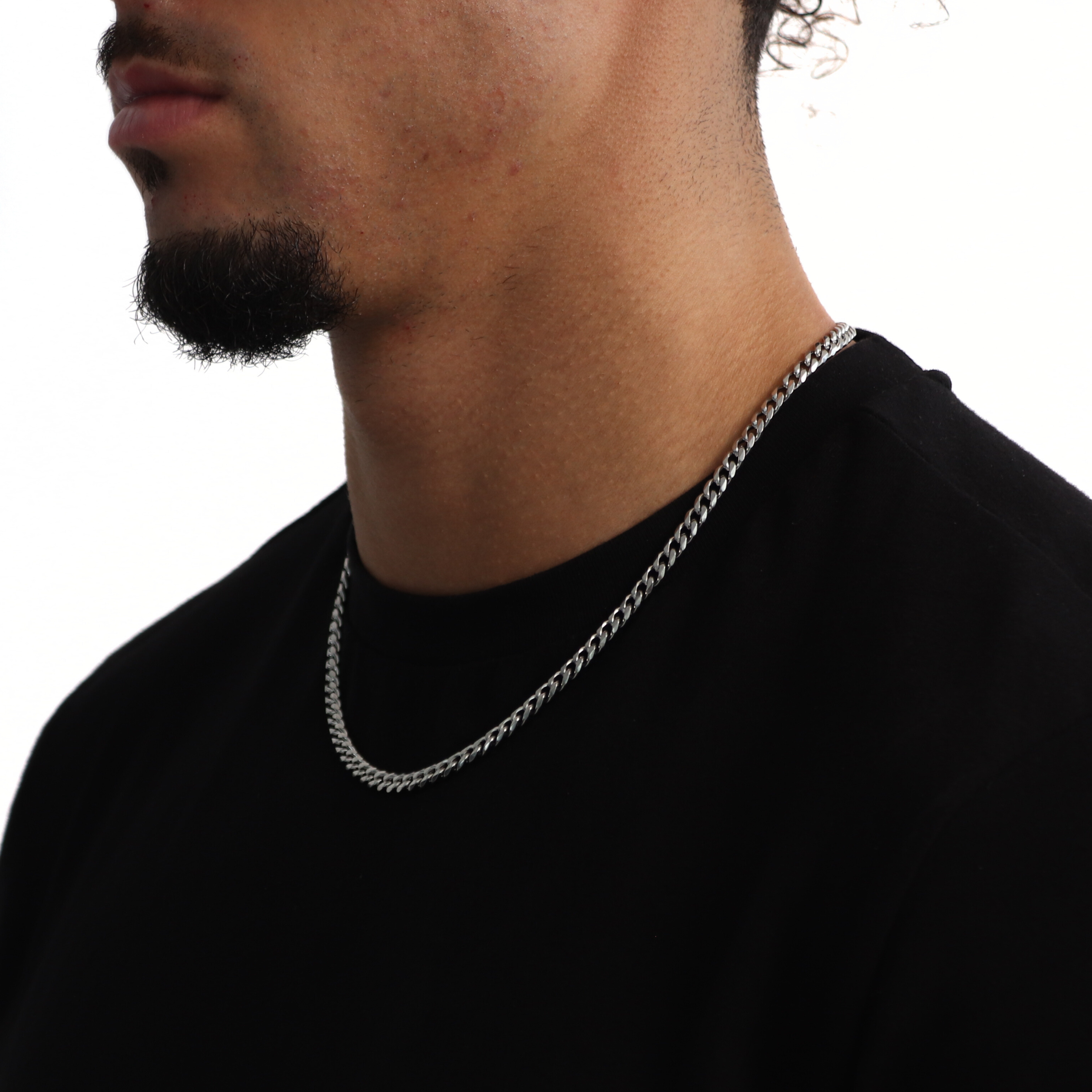 Classic Cuban Ketting 5mm (Zilver)