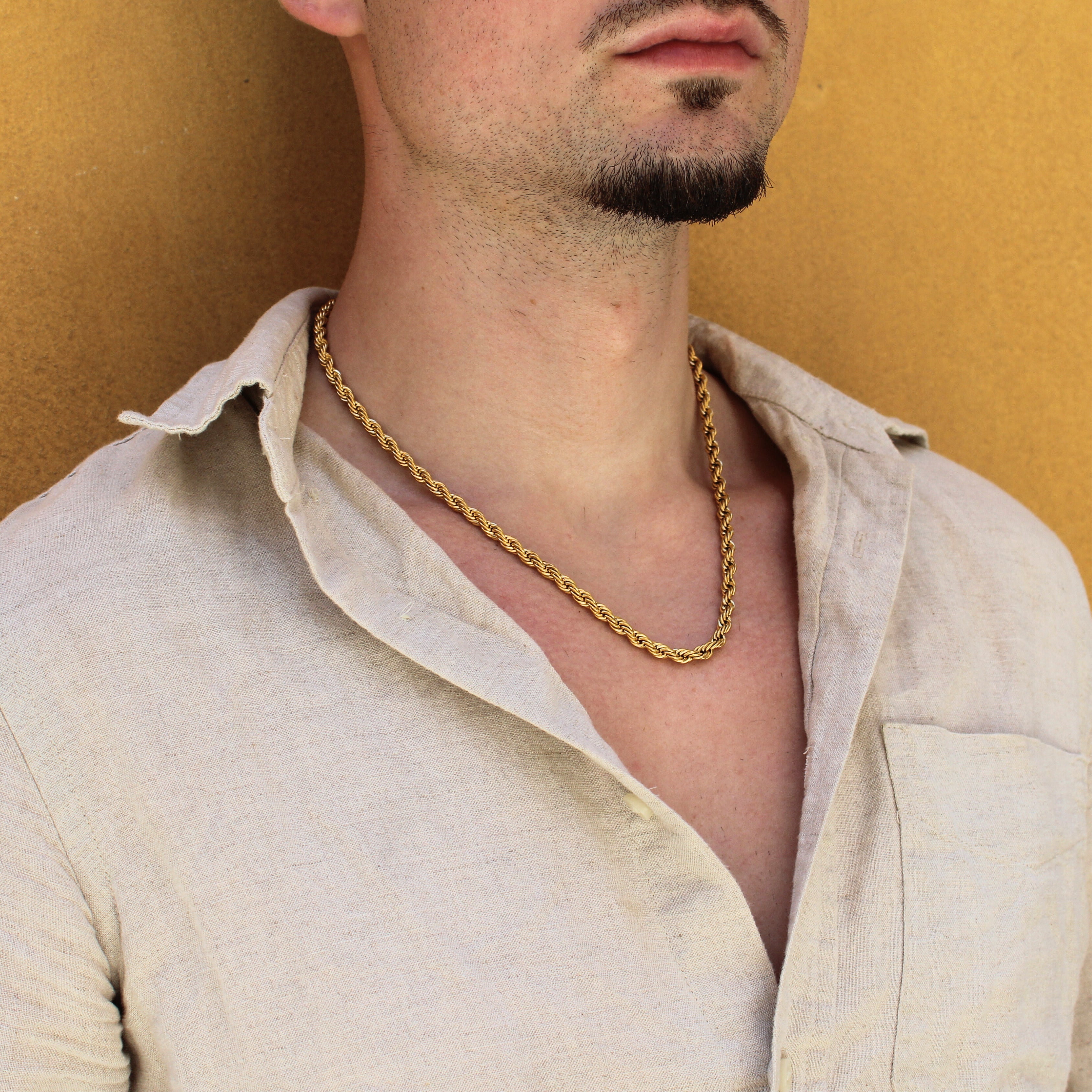 Clean Rope Ketting 5mm (Goud)