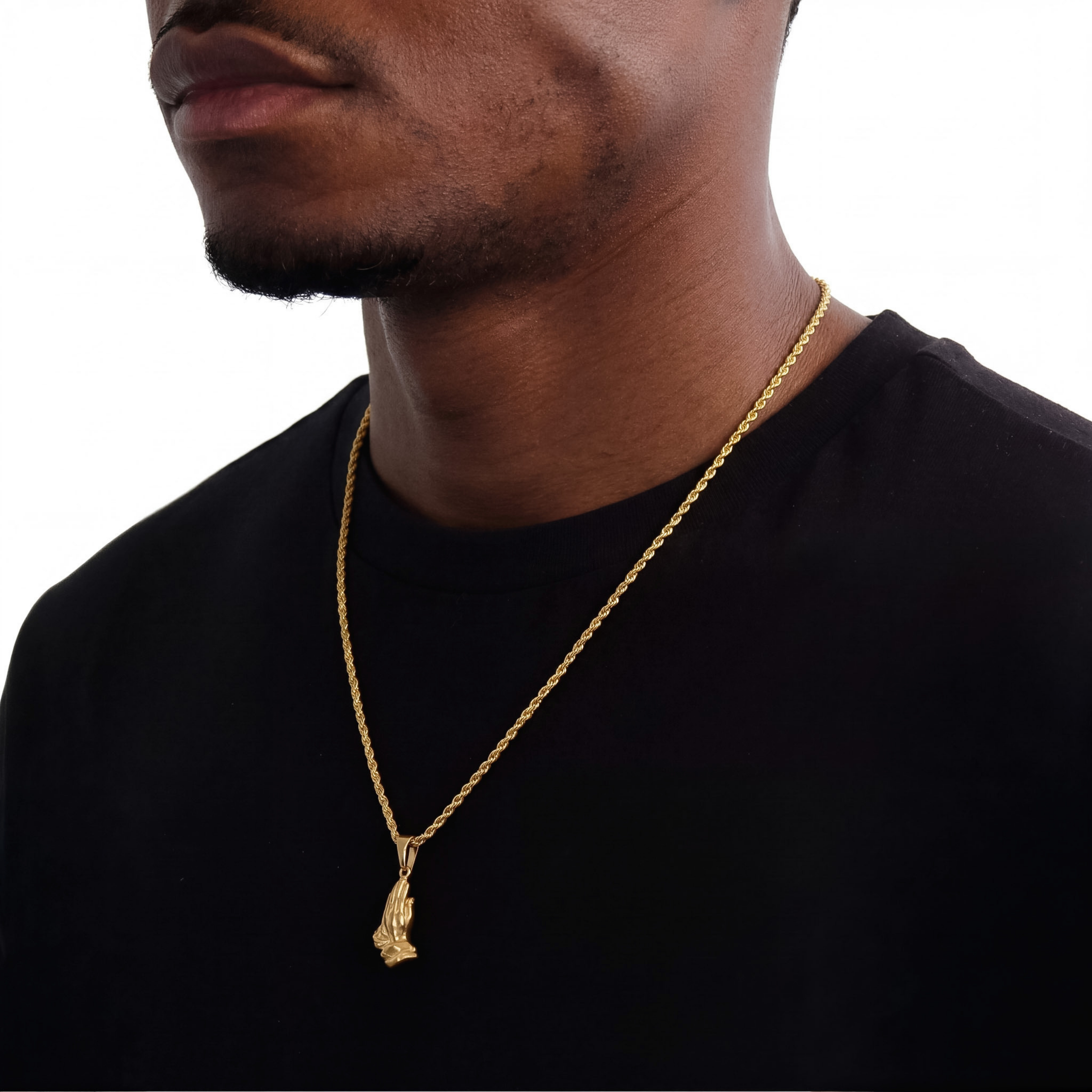 Hands Hanger + Ketting (Goud)