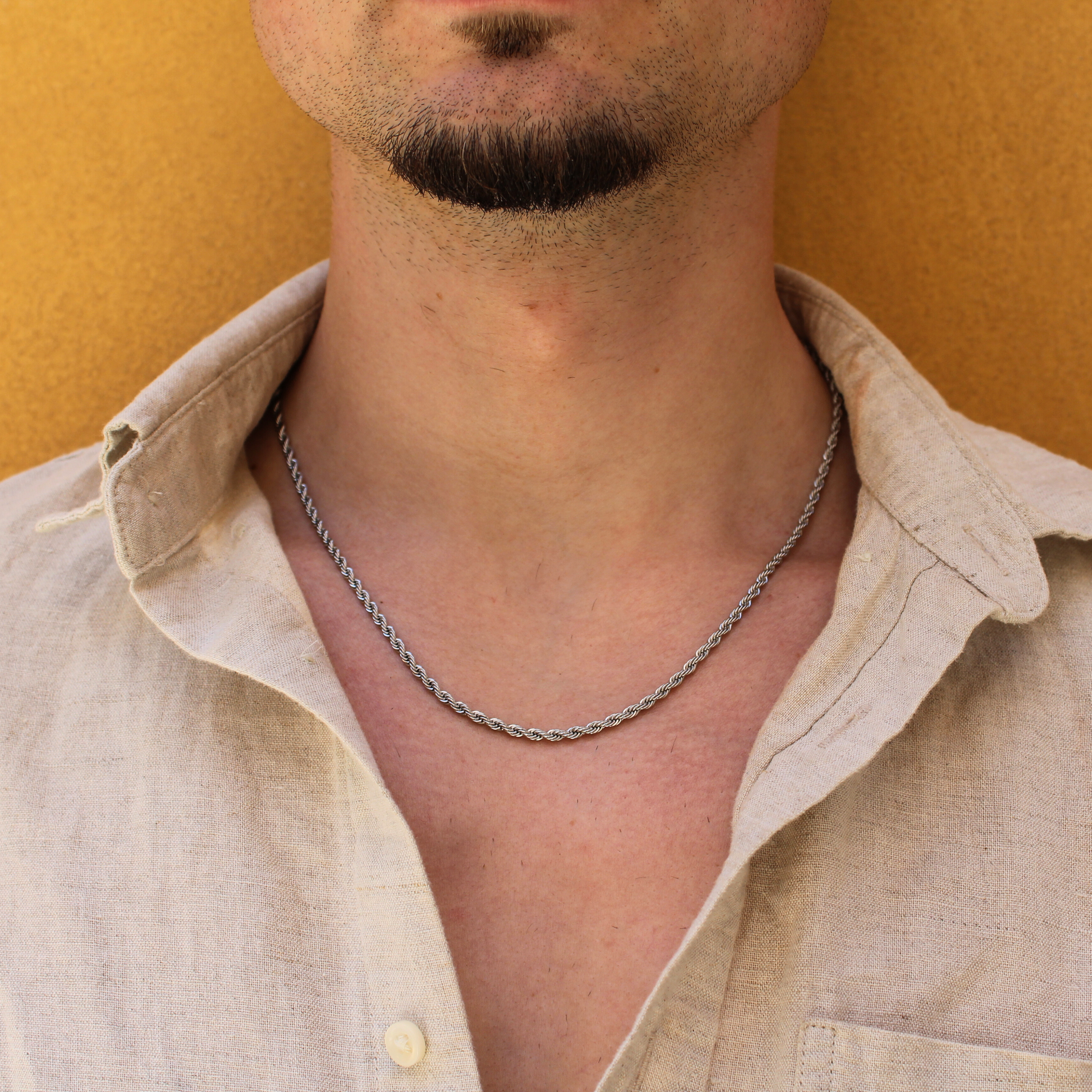 Clean Rope Ketting 3mm (Zilver)