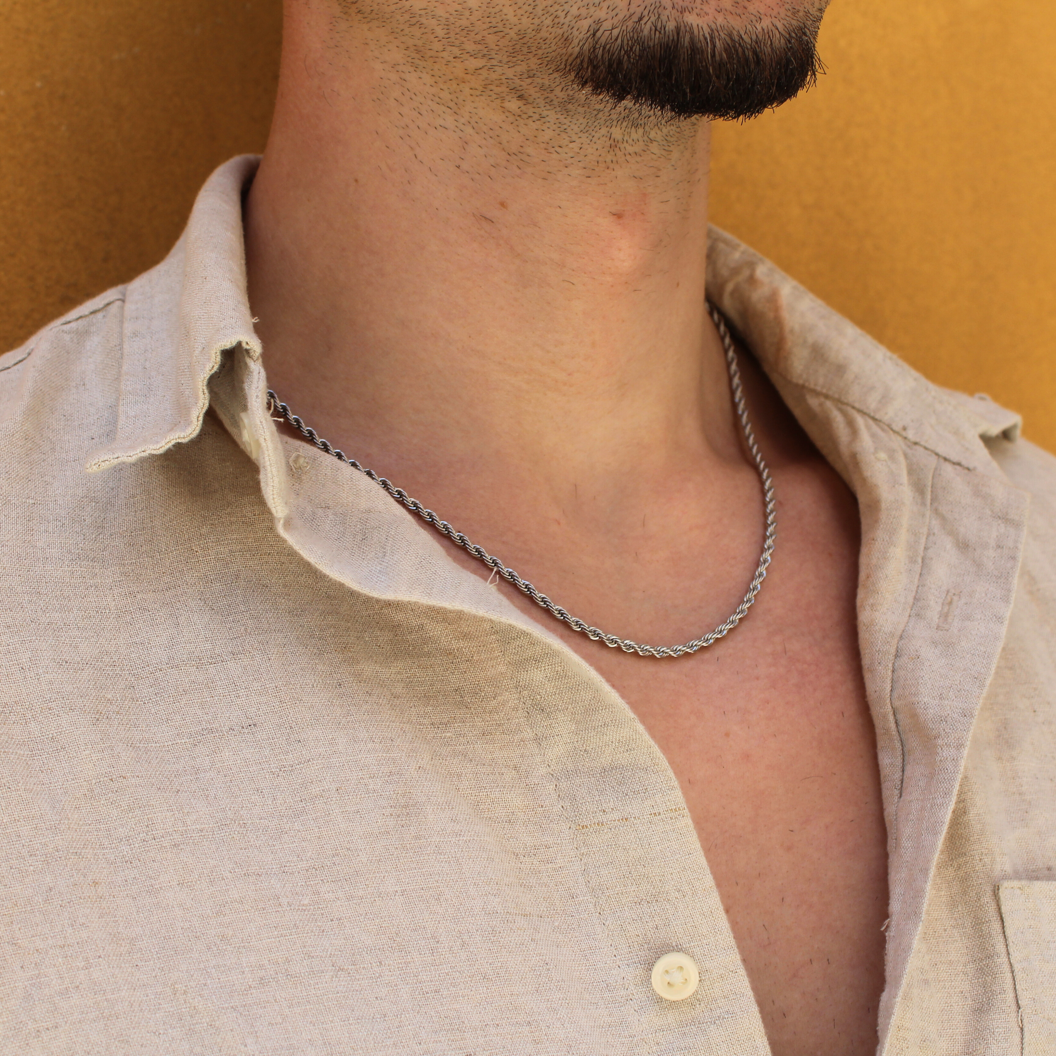 Clean Rope Ketting 3mm (Zilver)