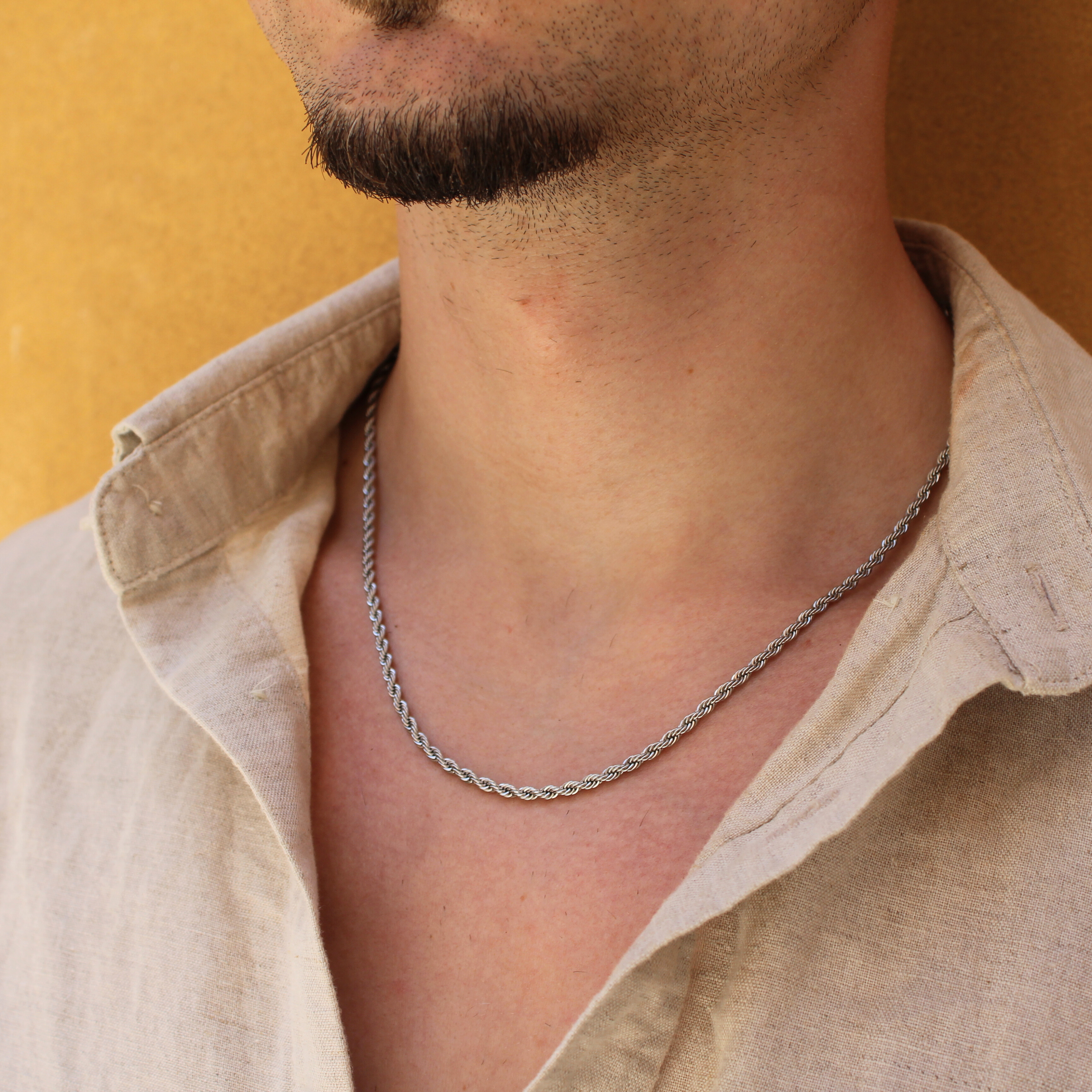 Clean Rope Ketting 3mm (Zilver)