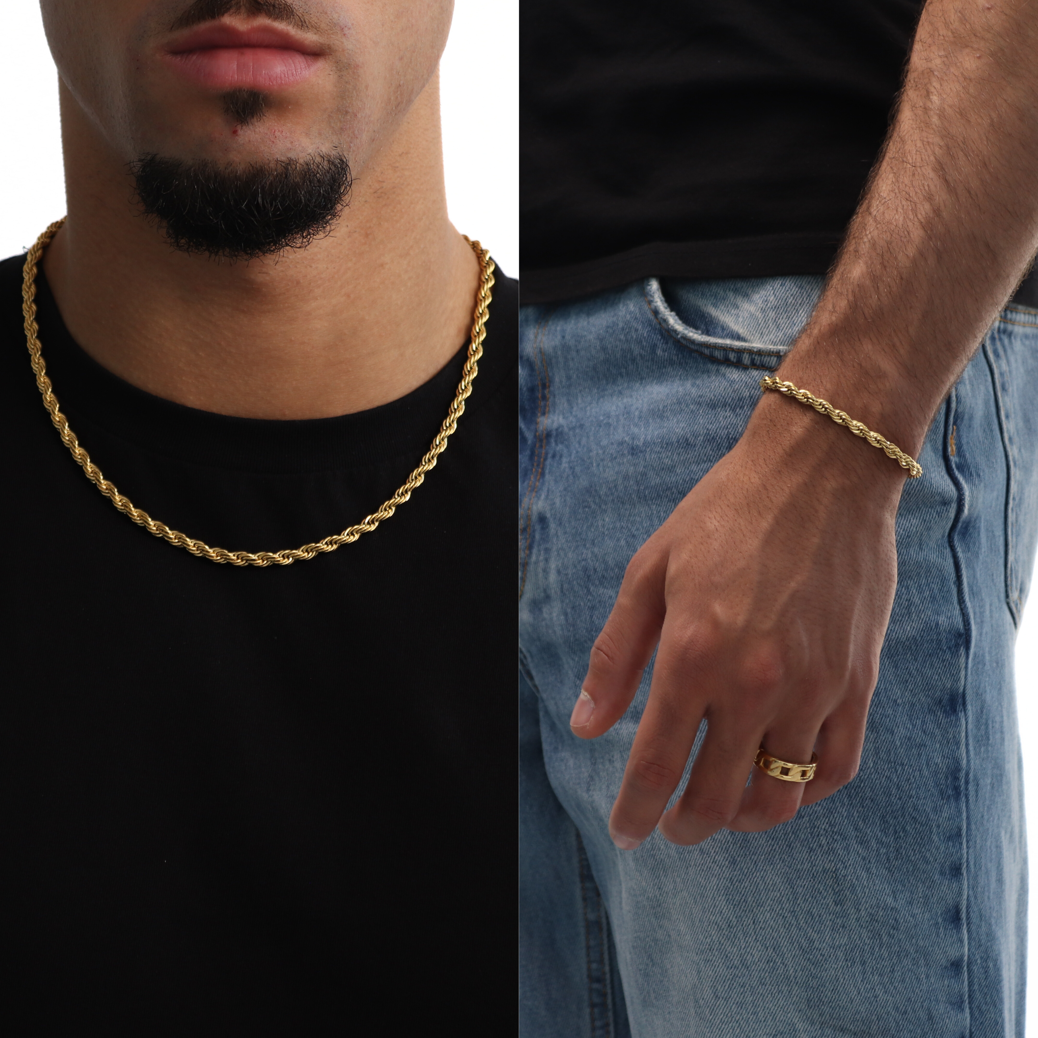 BUNDLE ROPE 5MM (Goud)