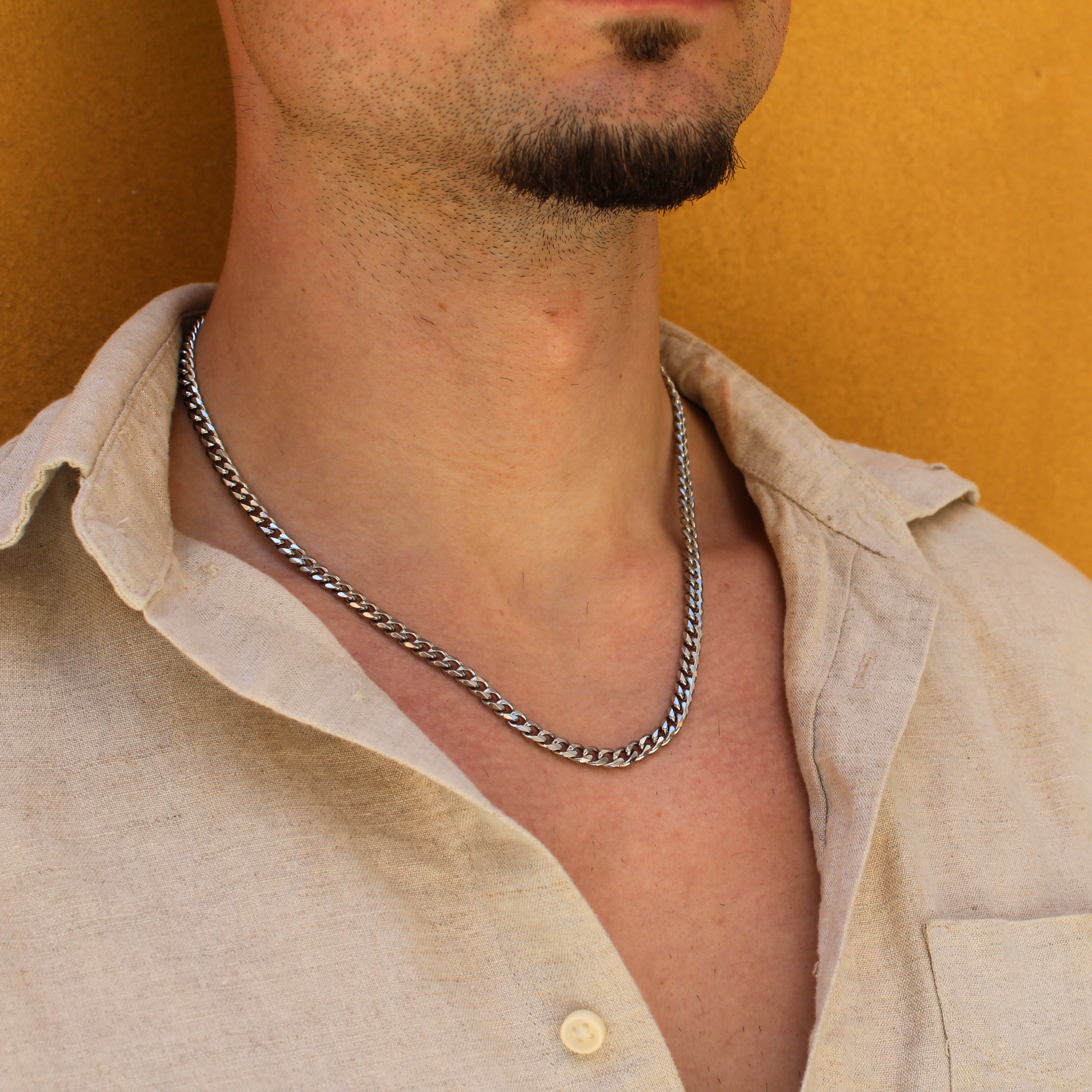 Classic Cuban Ketting 5mm (Zilver)