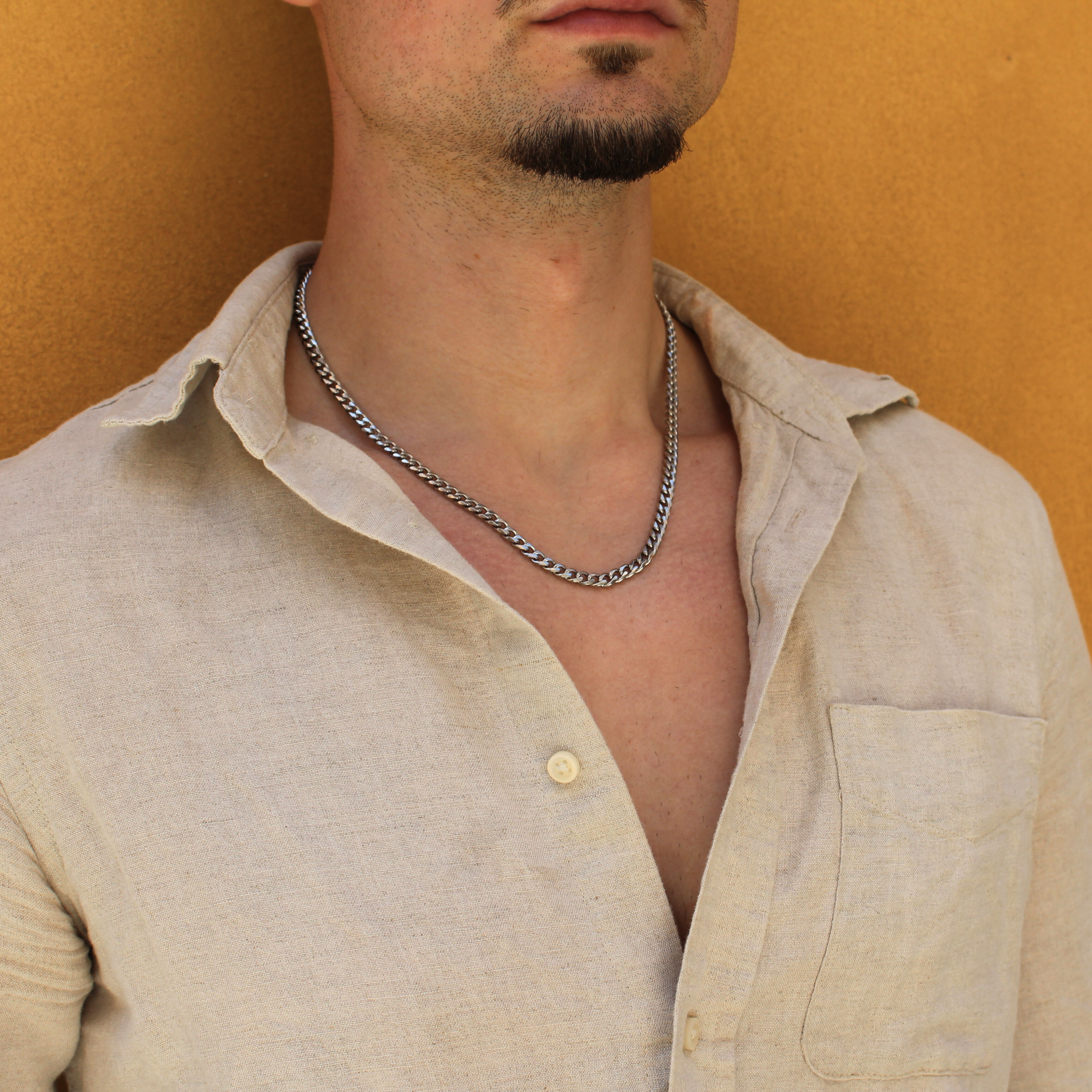 Classic Cuban Ketting 5mm (Zilver)