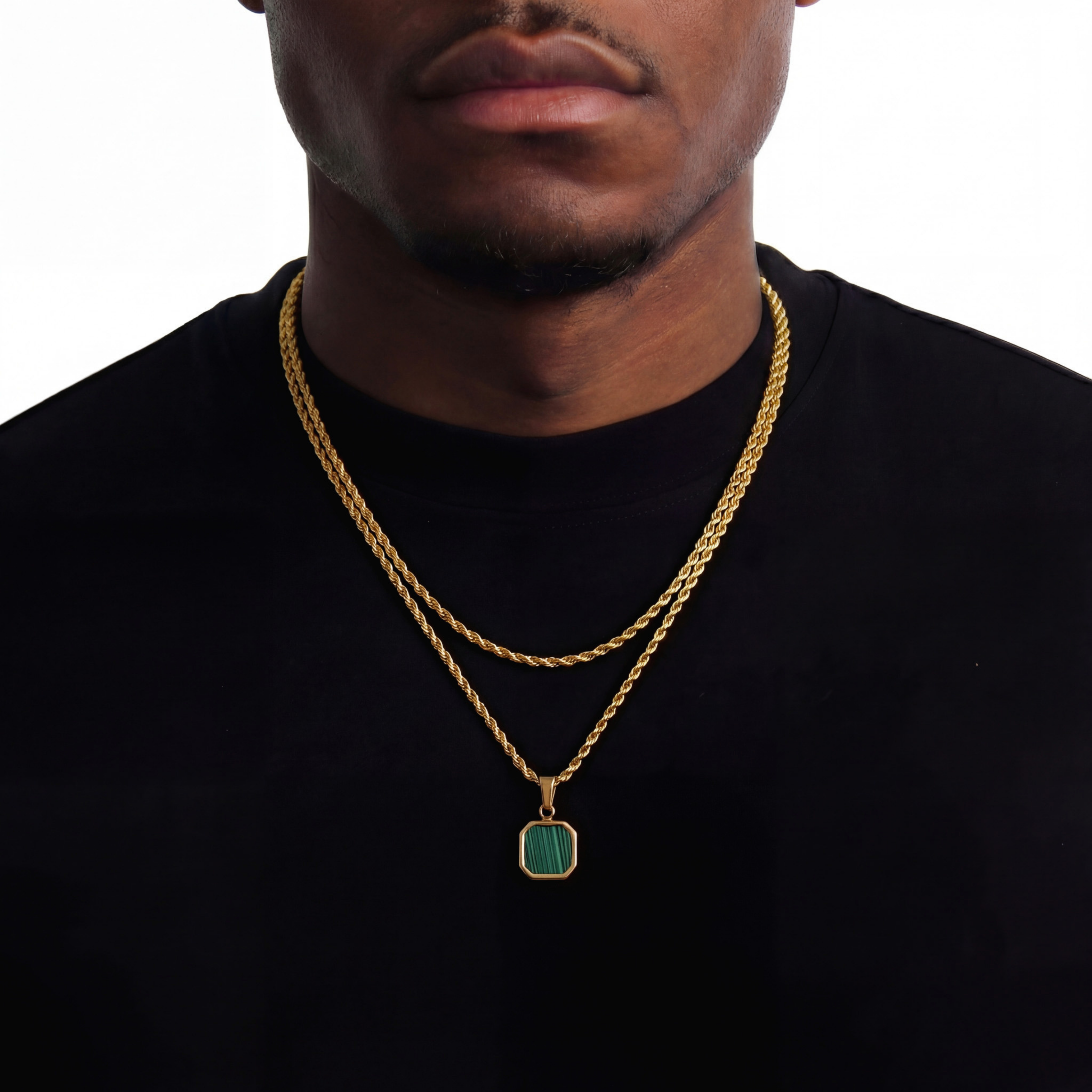 Emerald Stone Set (Goud)