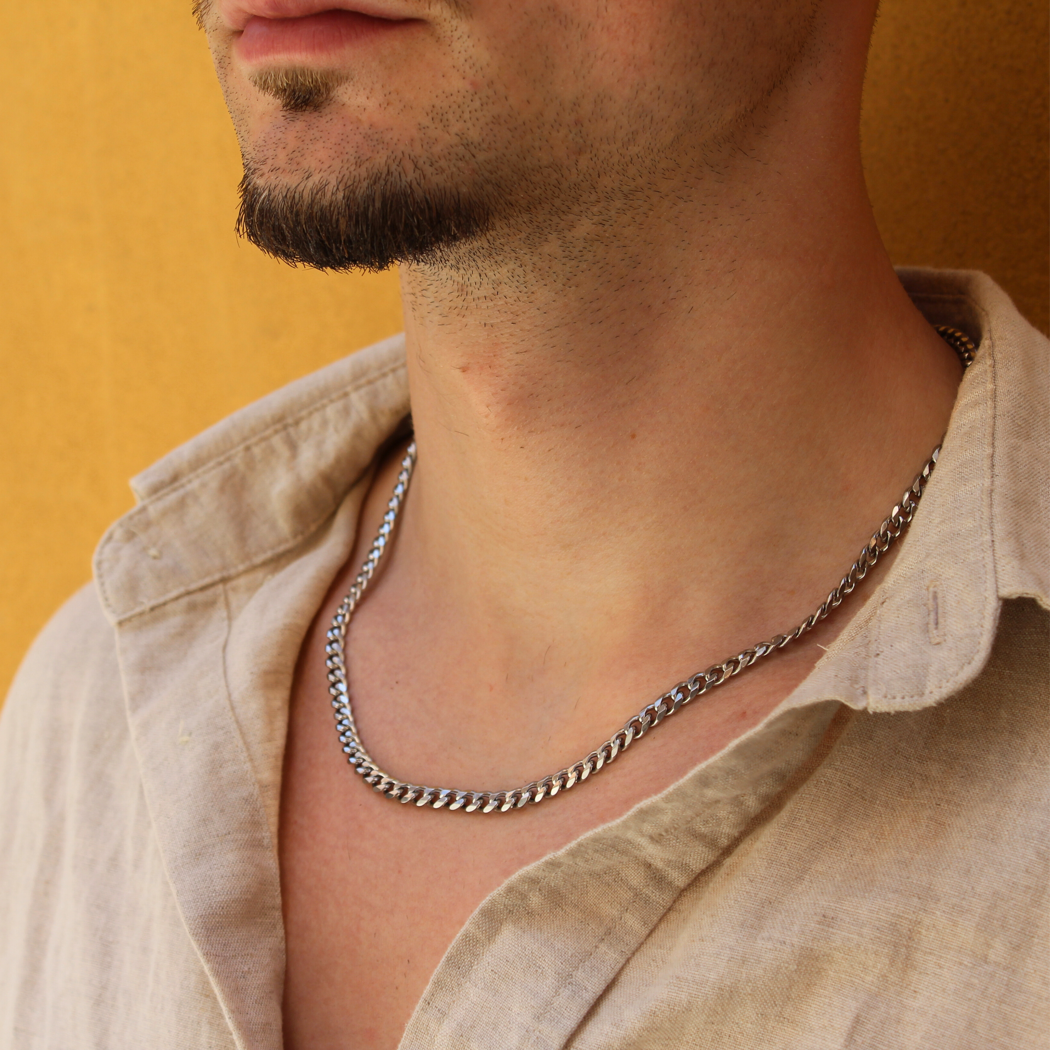 Classic Cuban Ketting 5mm (Zilver)