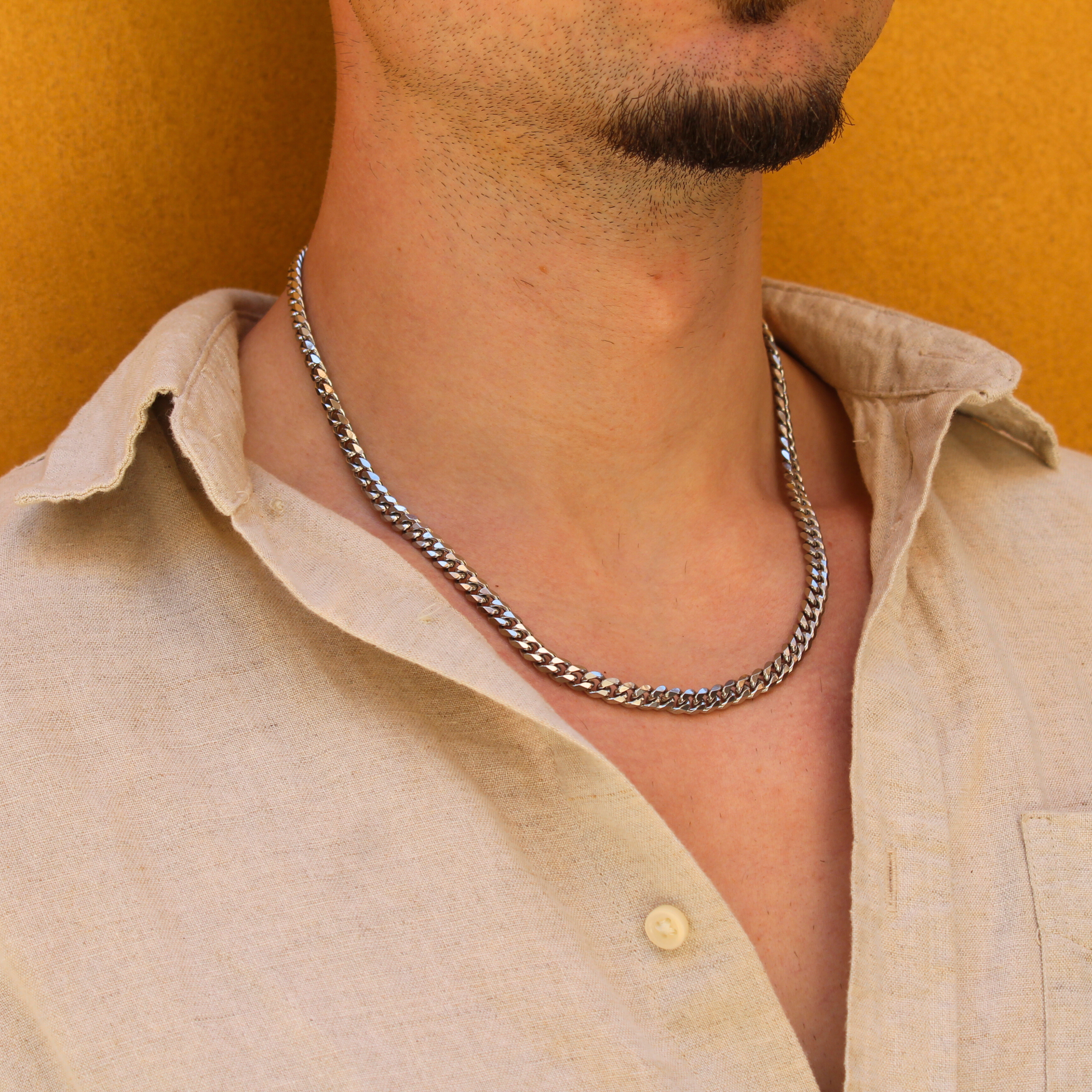 Classic Cuban Ketting 6mm (Zilver)