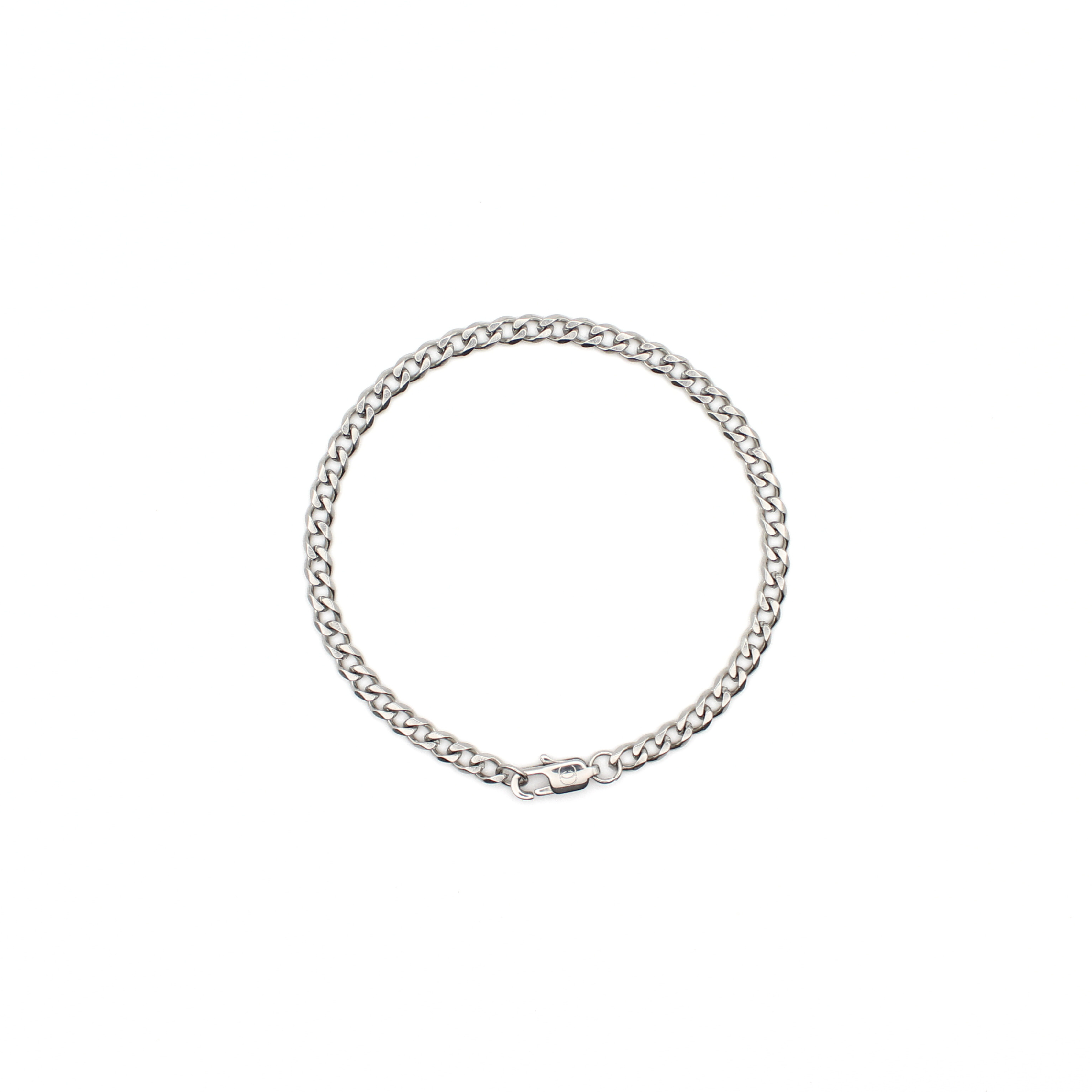 Classic Cuban Armband 4mm (Zilver)