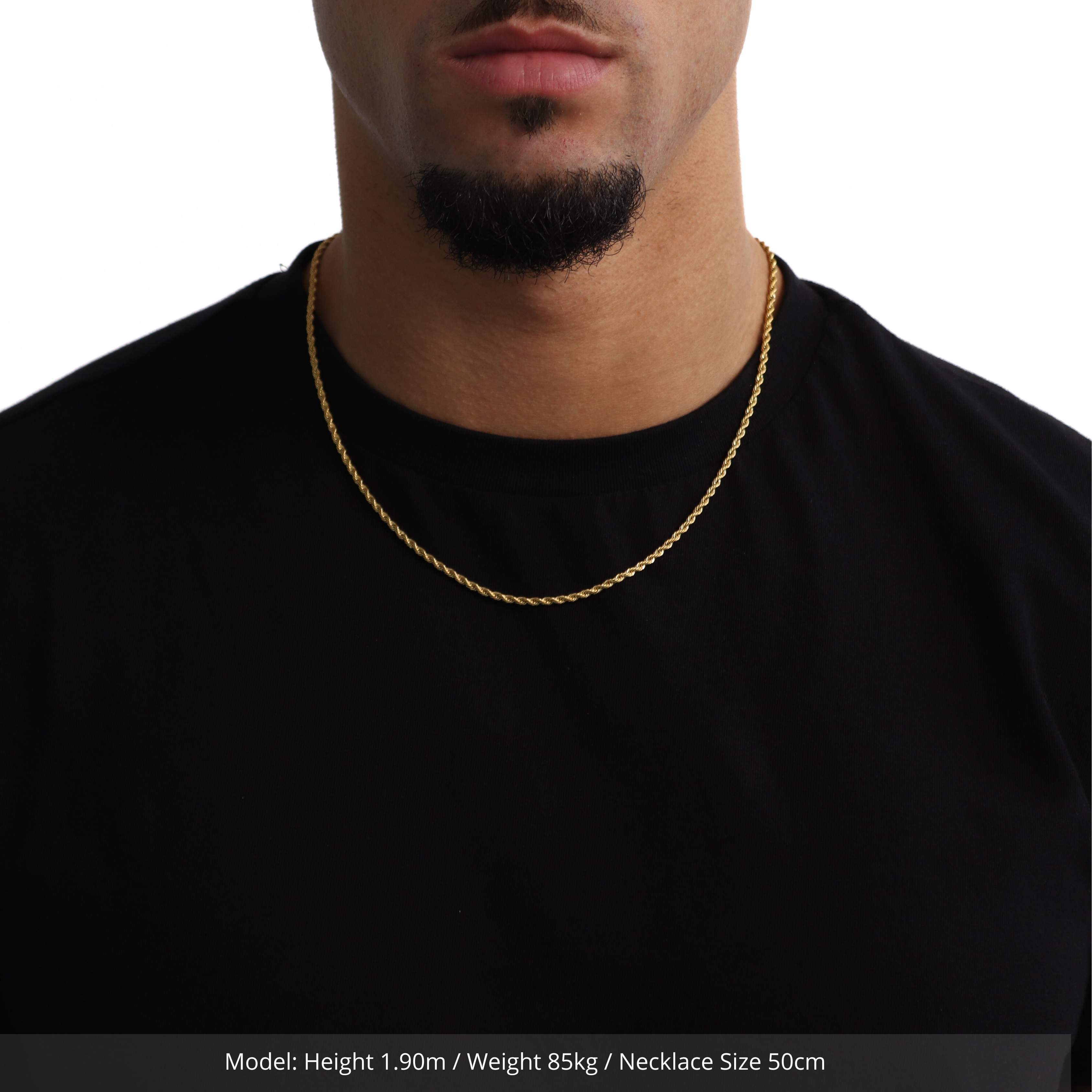 Clean Rope Ketting 2mm (Goud)