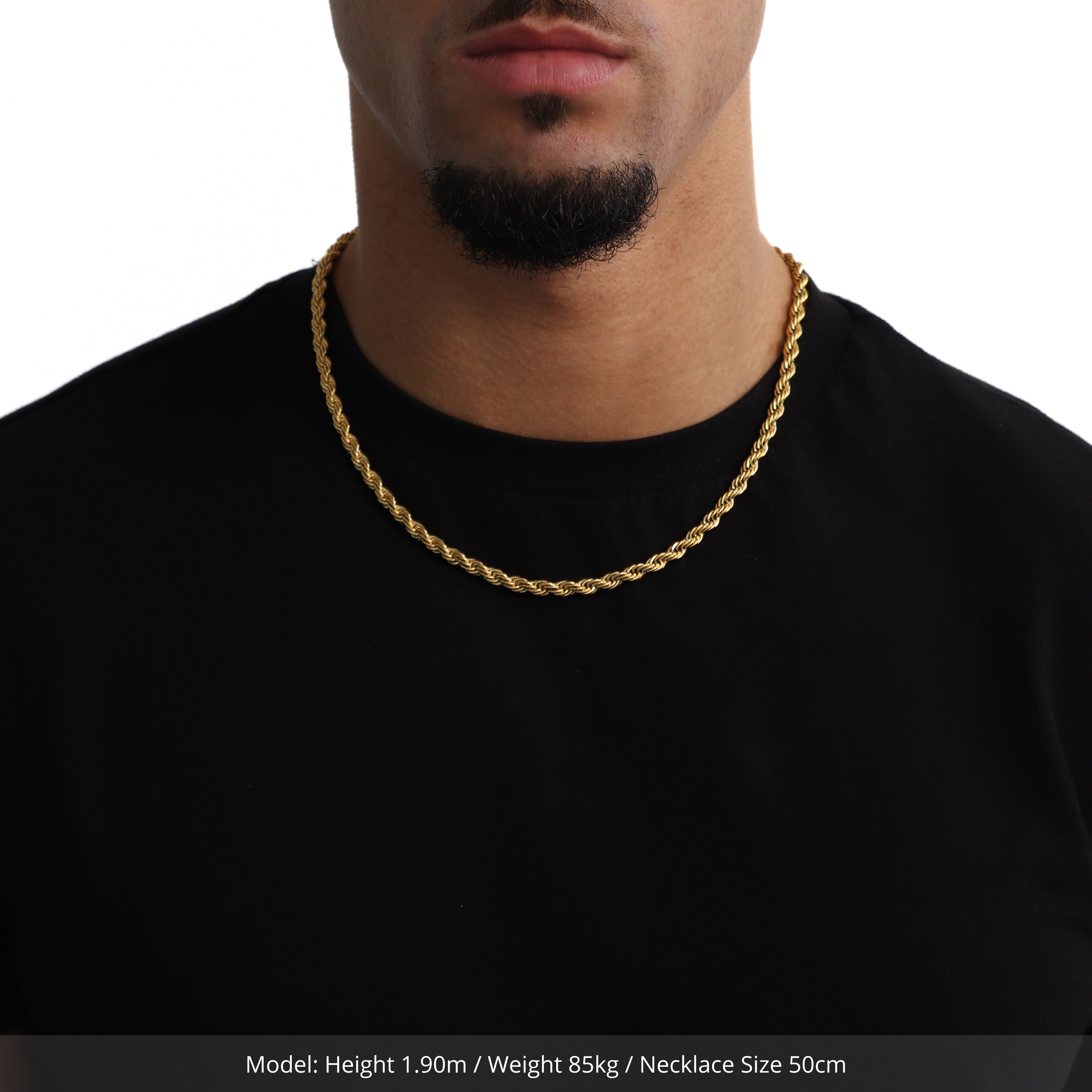 Clean Rope Ketting 5mm (Goud)