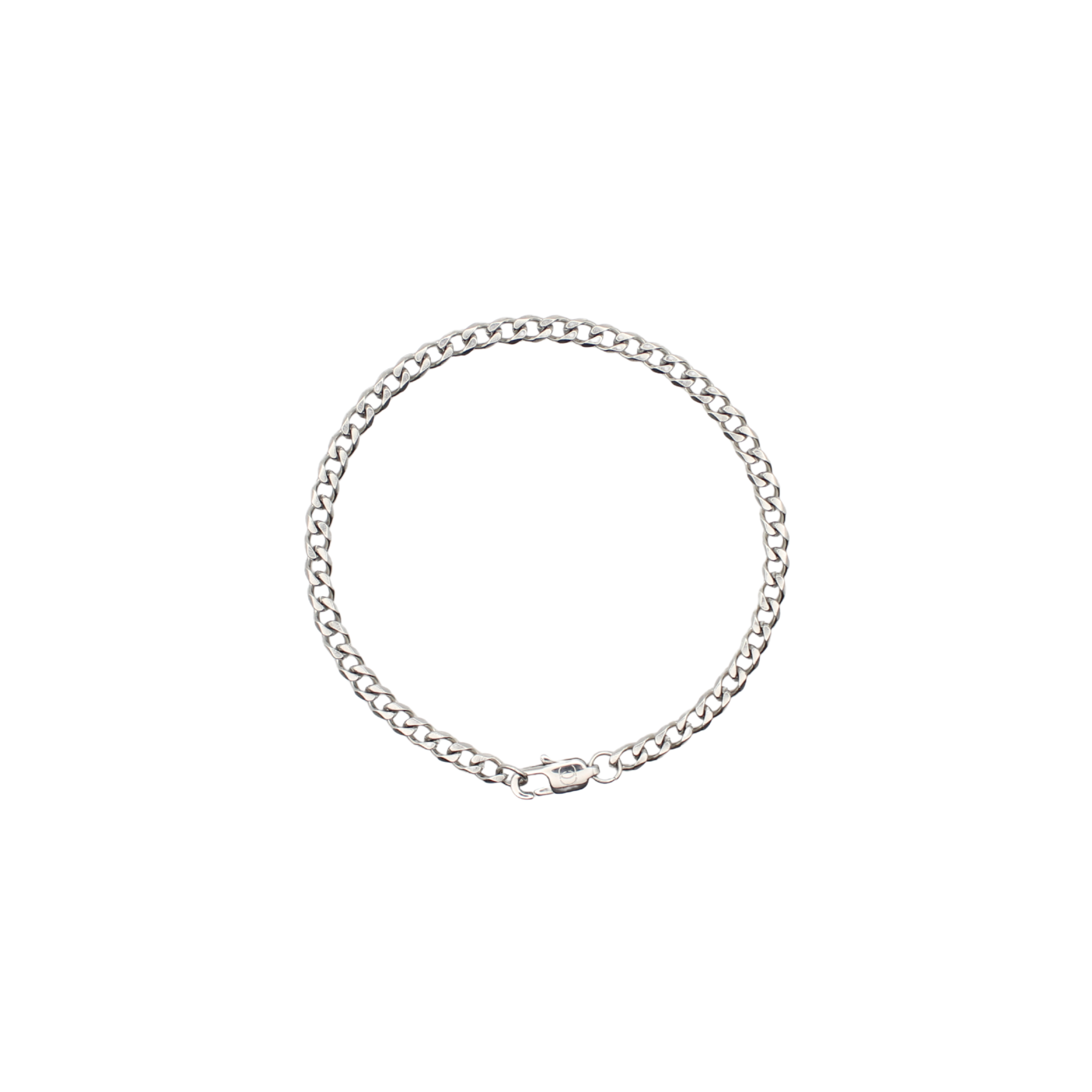 Classic Cuban Armband 4mm (Zilver)