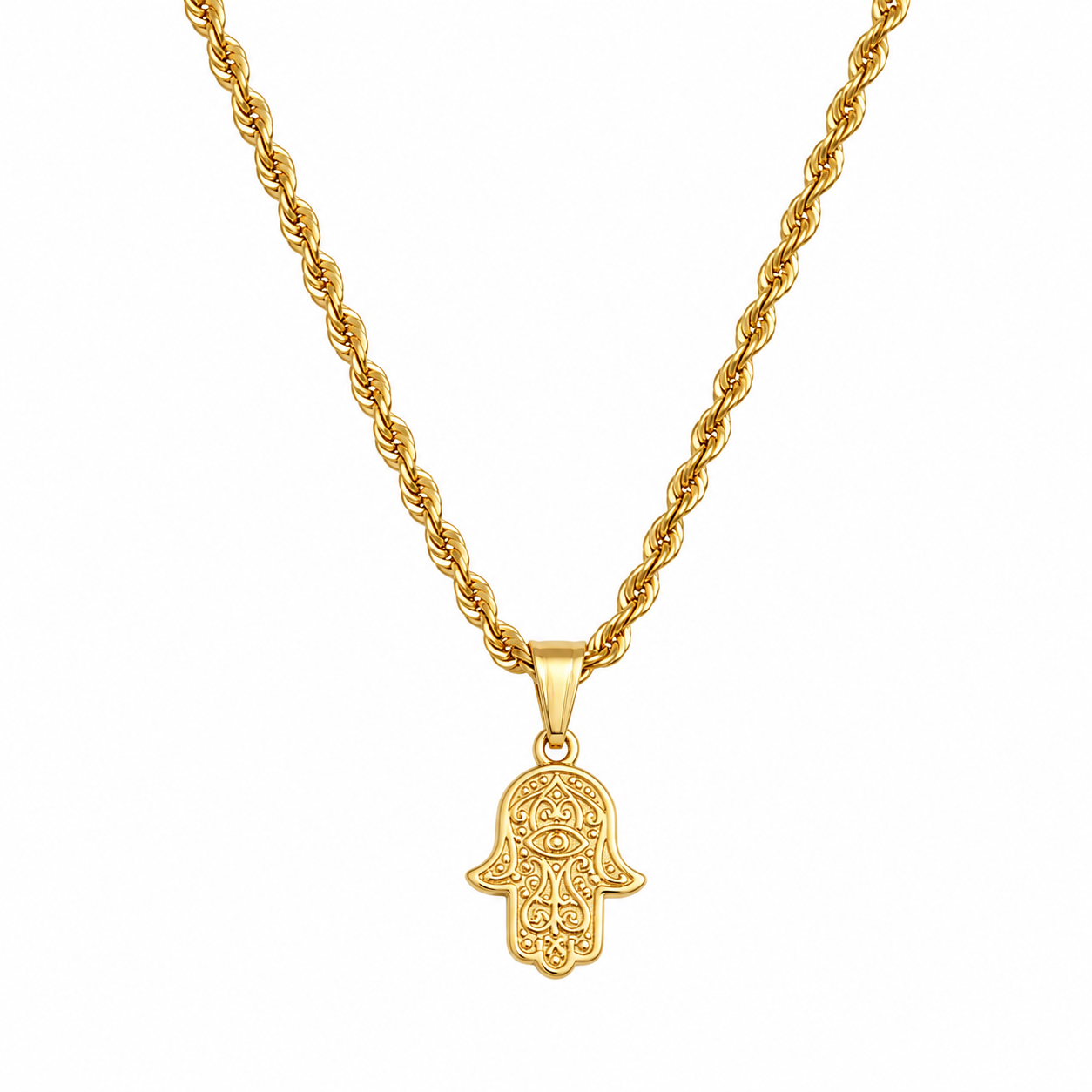 Sovereign Hand Hanger + Ketting (Goud)
