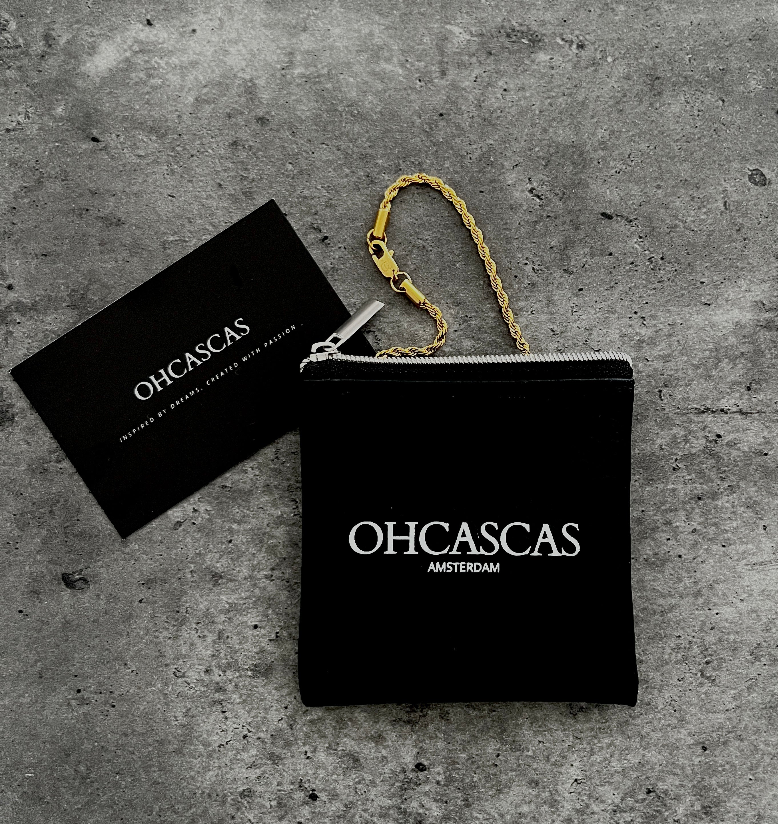 Cross Hanger + Ketting (Goud)