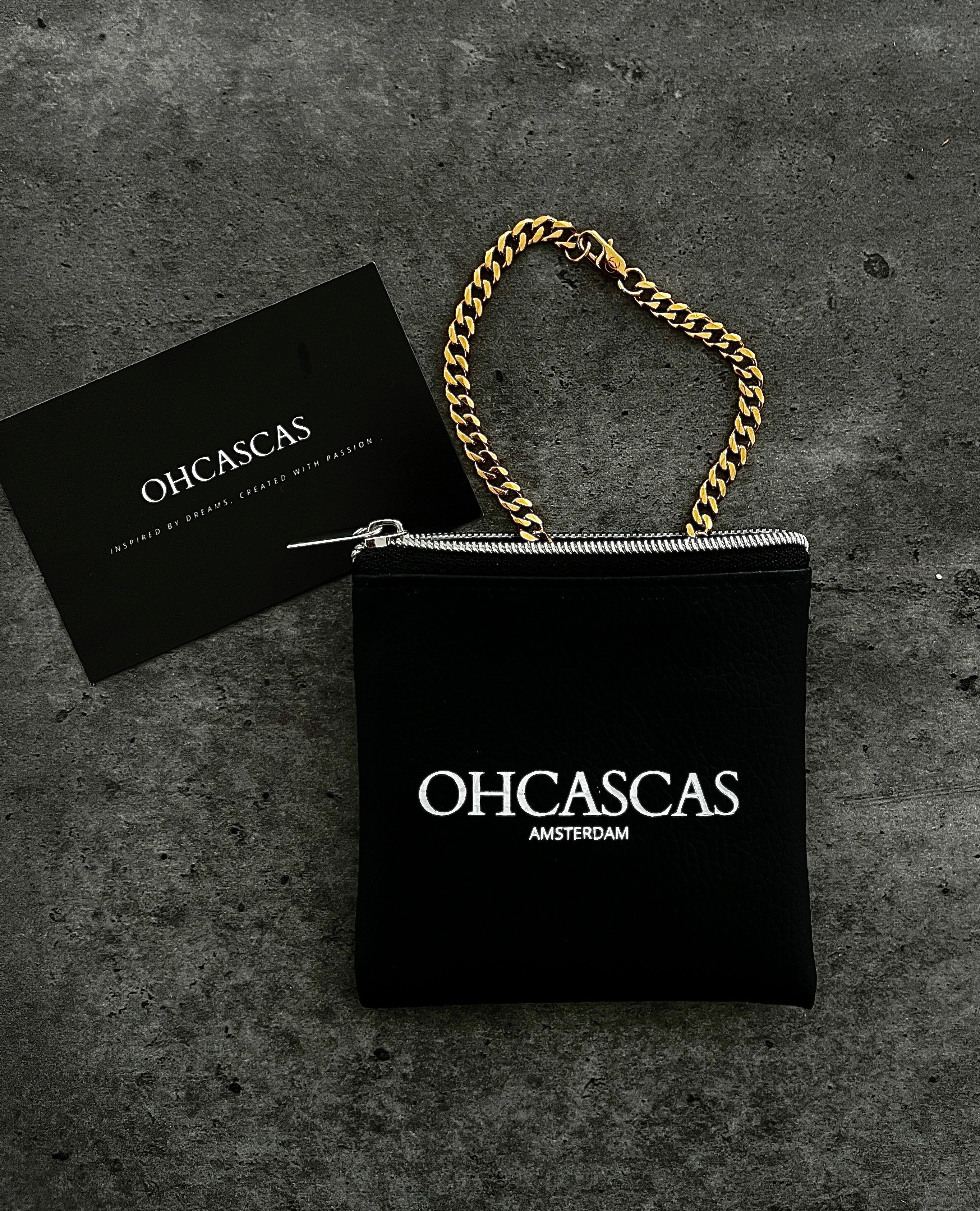 Classic Cuban Armband 8mm (Goud)