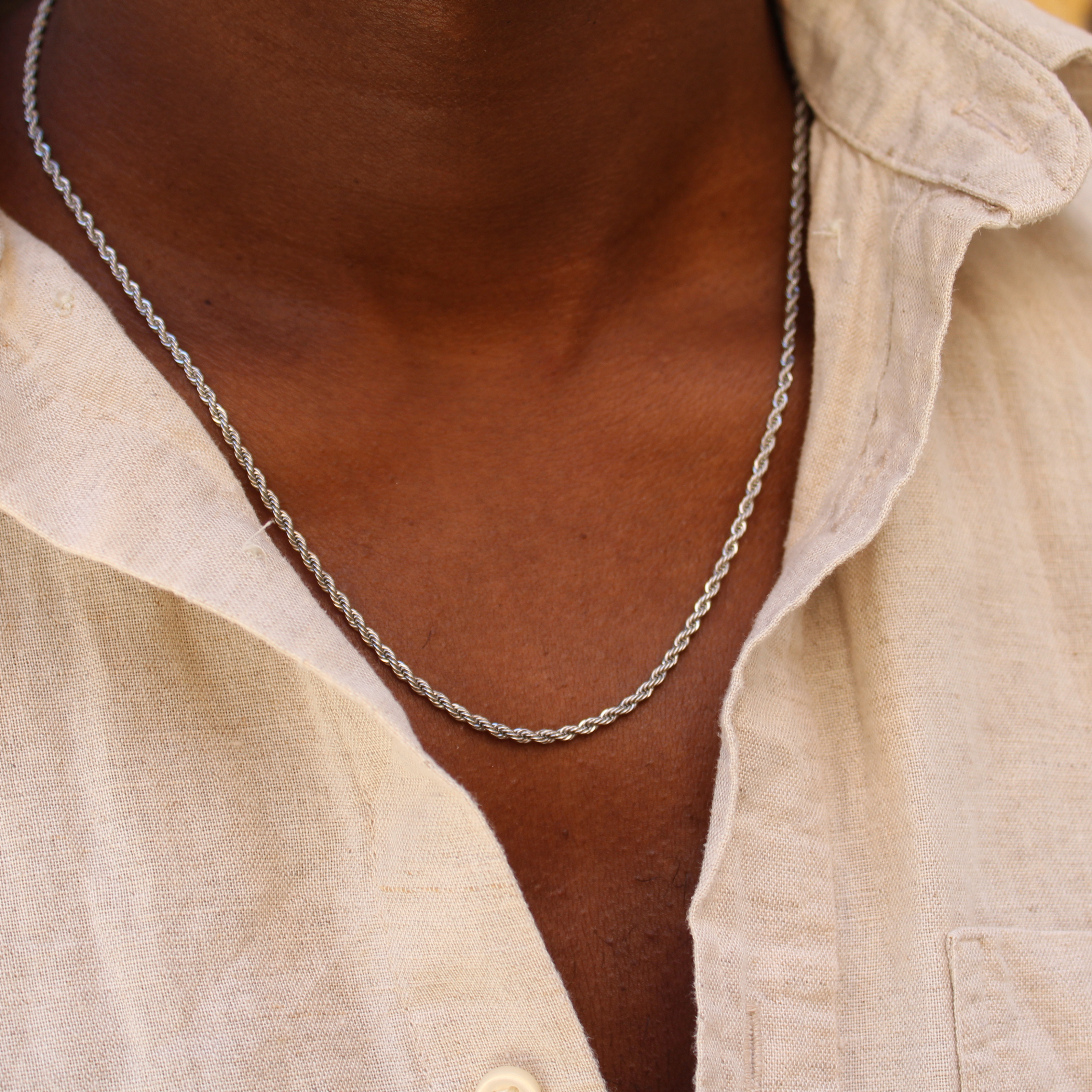 Clean Rope Ketting 2mm (Zilver)