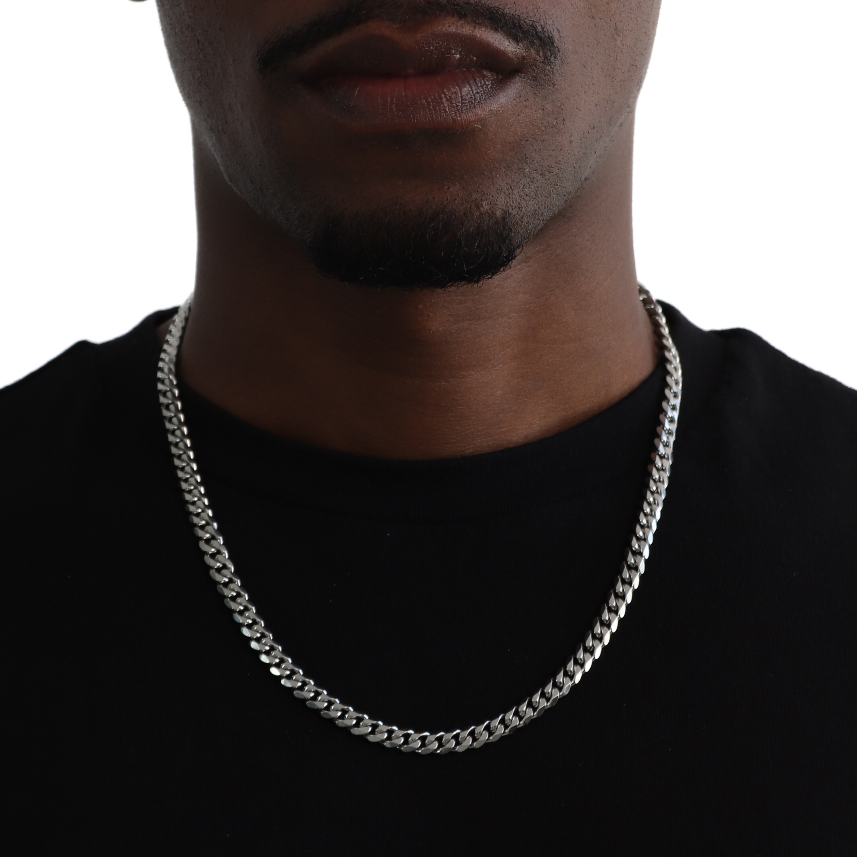 Classic Cuban Ketting 6mm (Zilver)