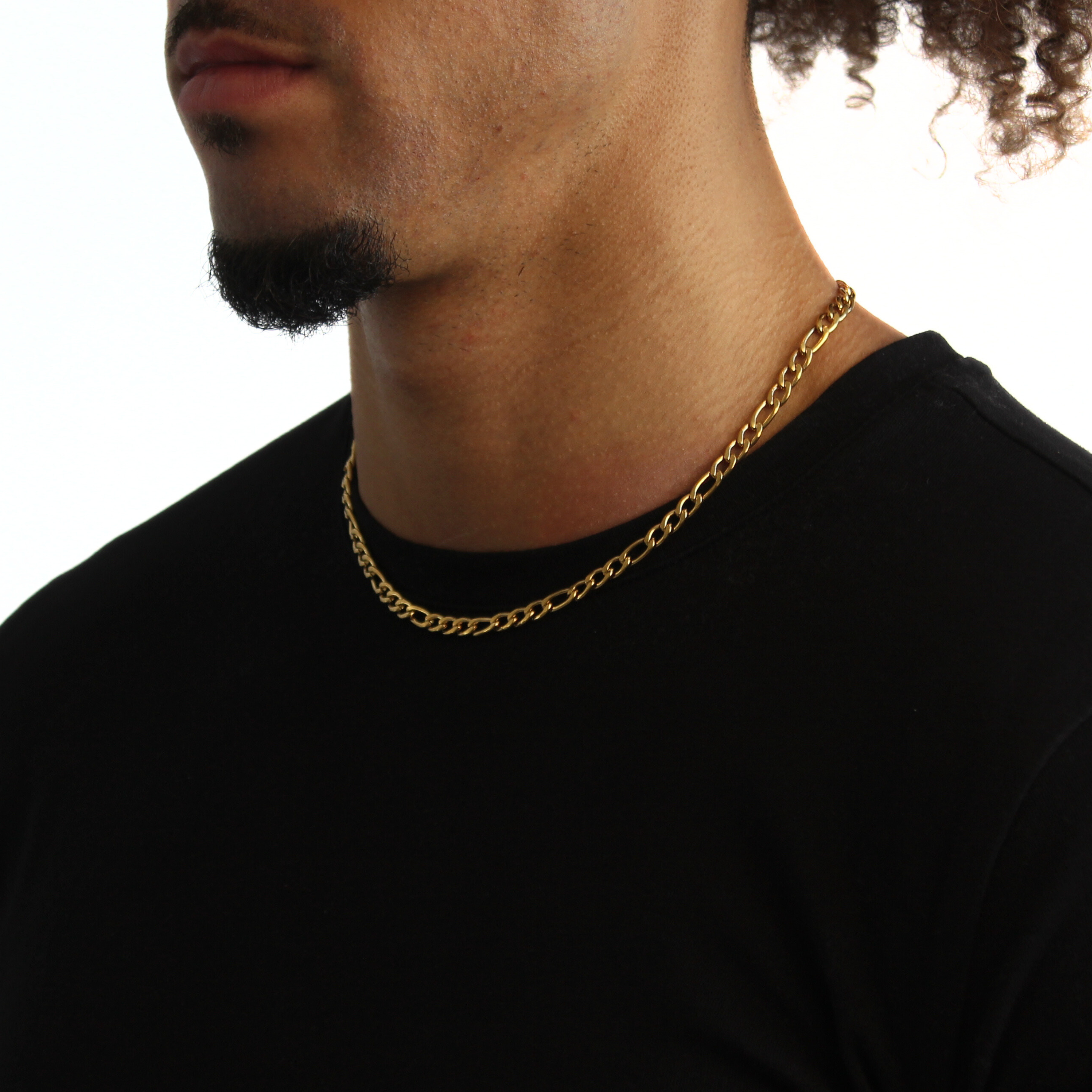Iconic Figaro Ketting 5mm (Goud)