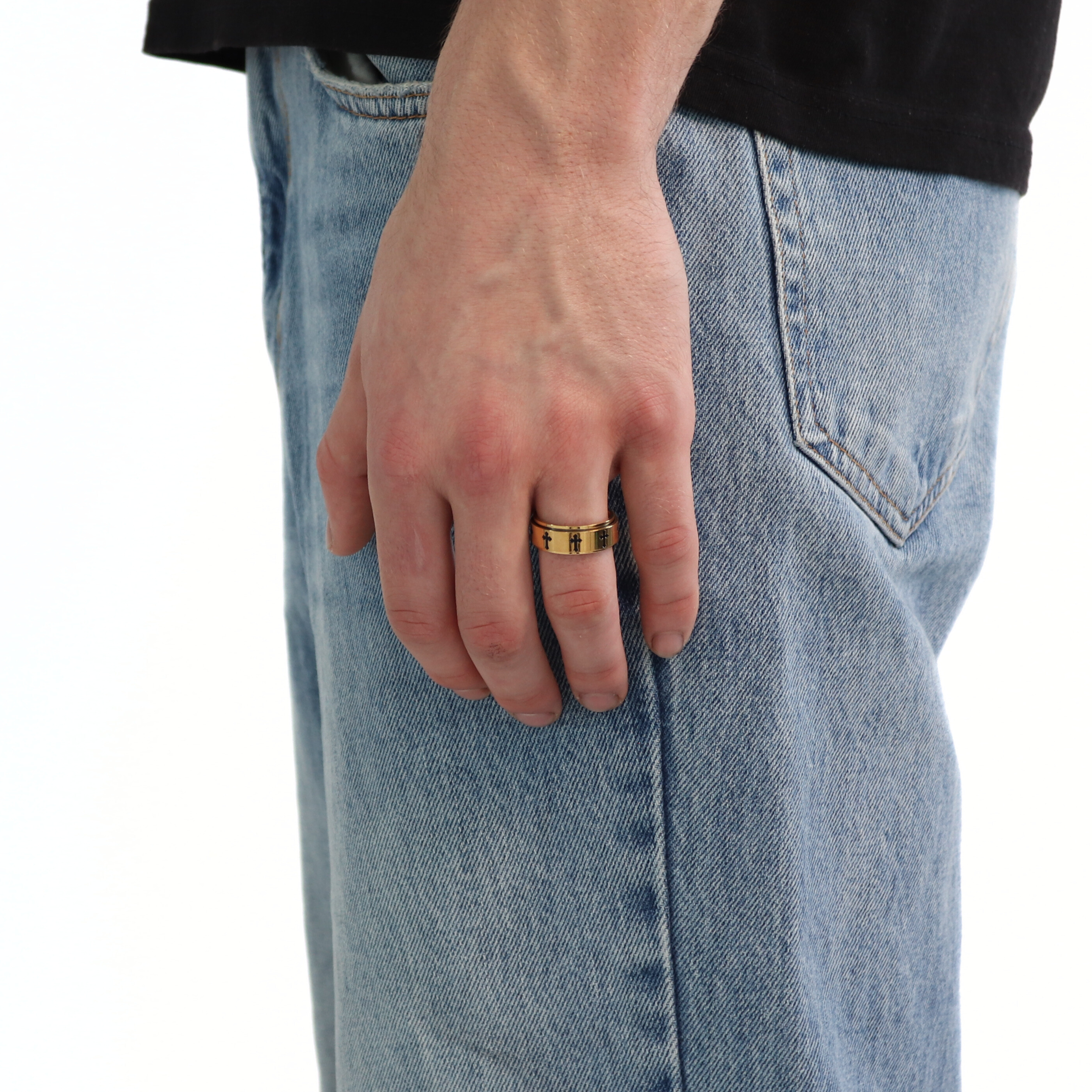 Cross Ring (Goud)