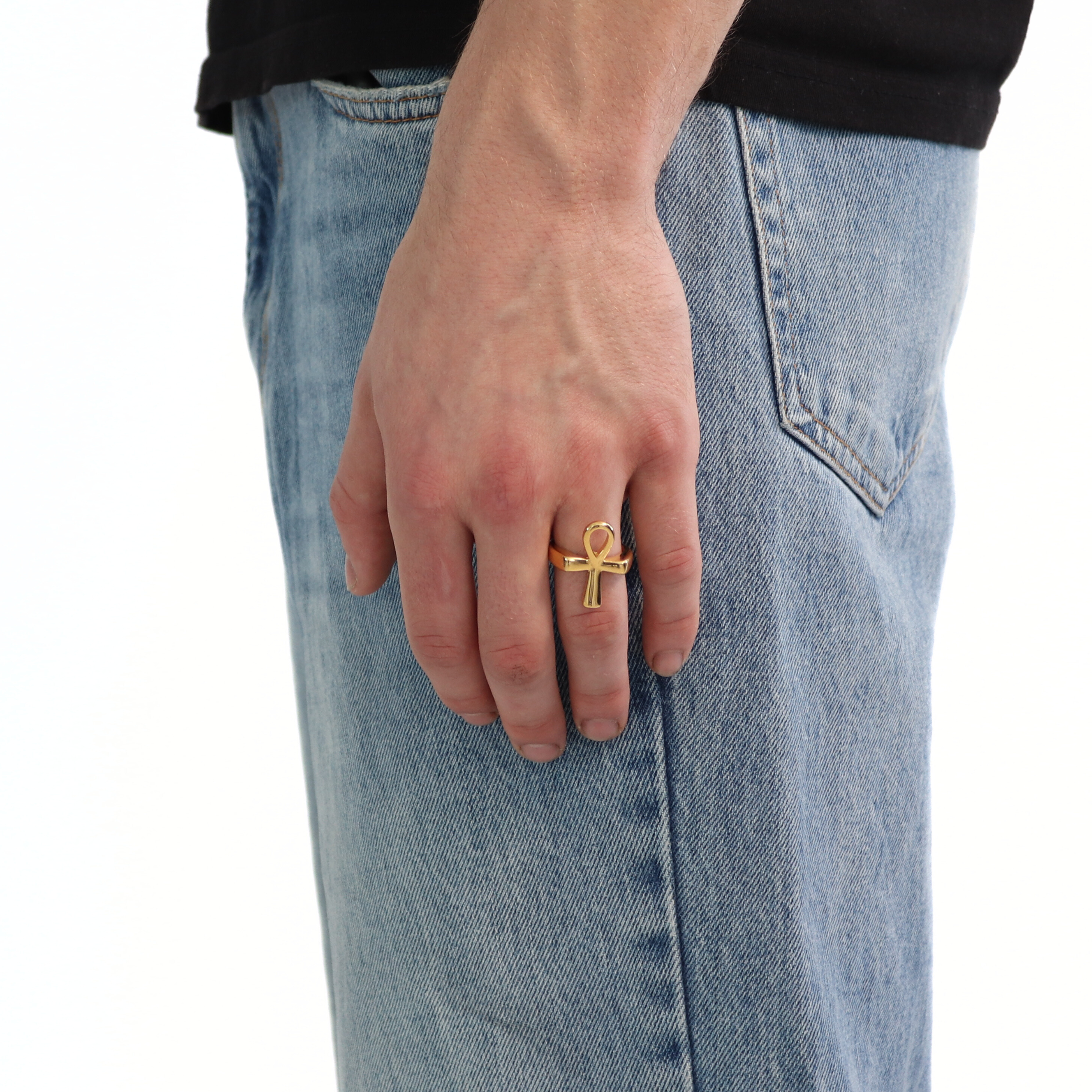Ankh Ring (Goud)