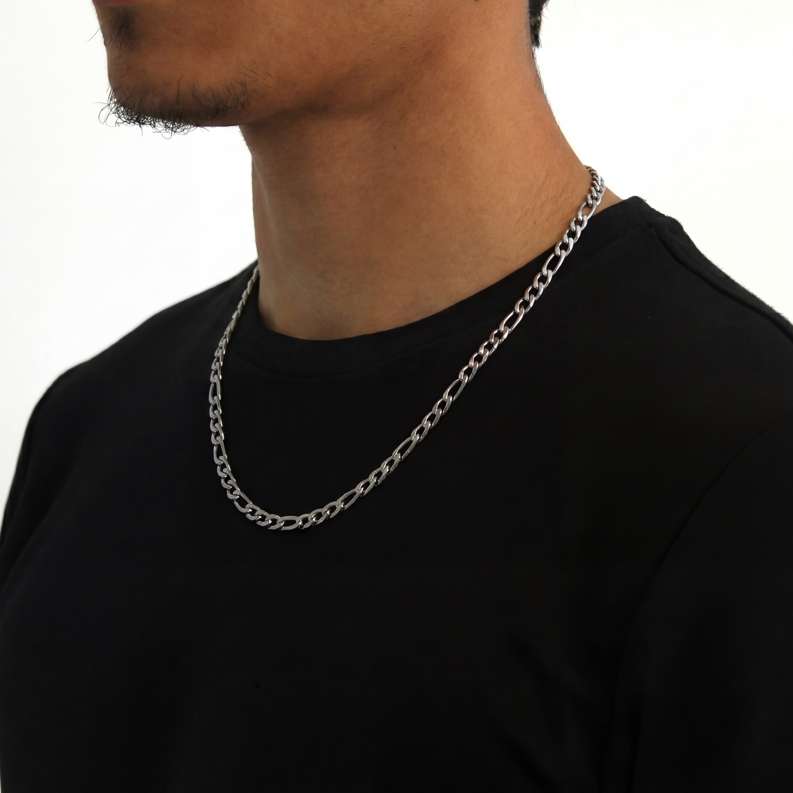 Iconic Figaro Ketting 5mm (Zilver)