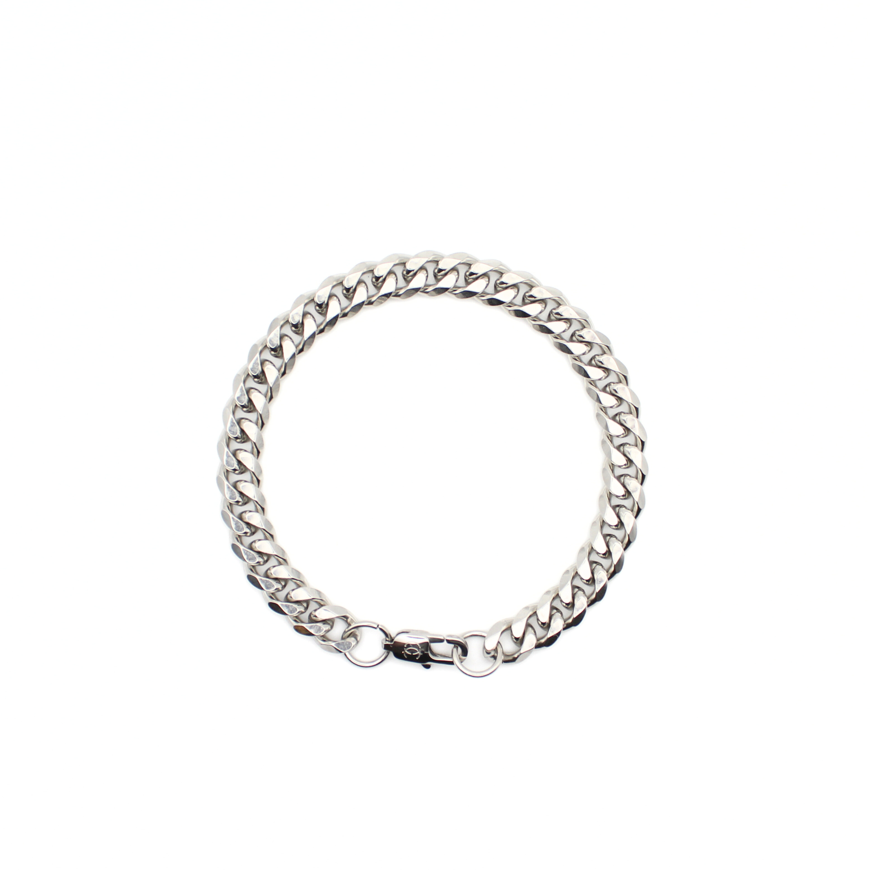 Classic Cuban Link Bracelet 8mm (Silver)