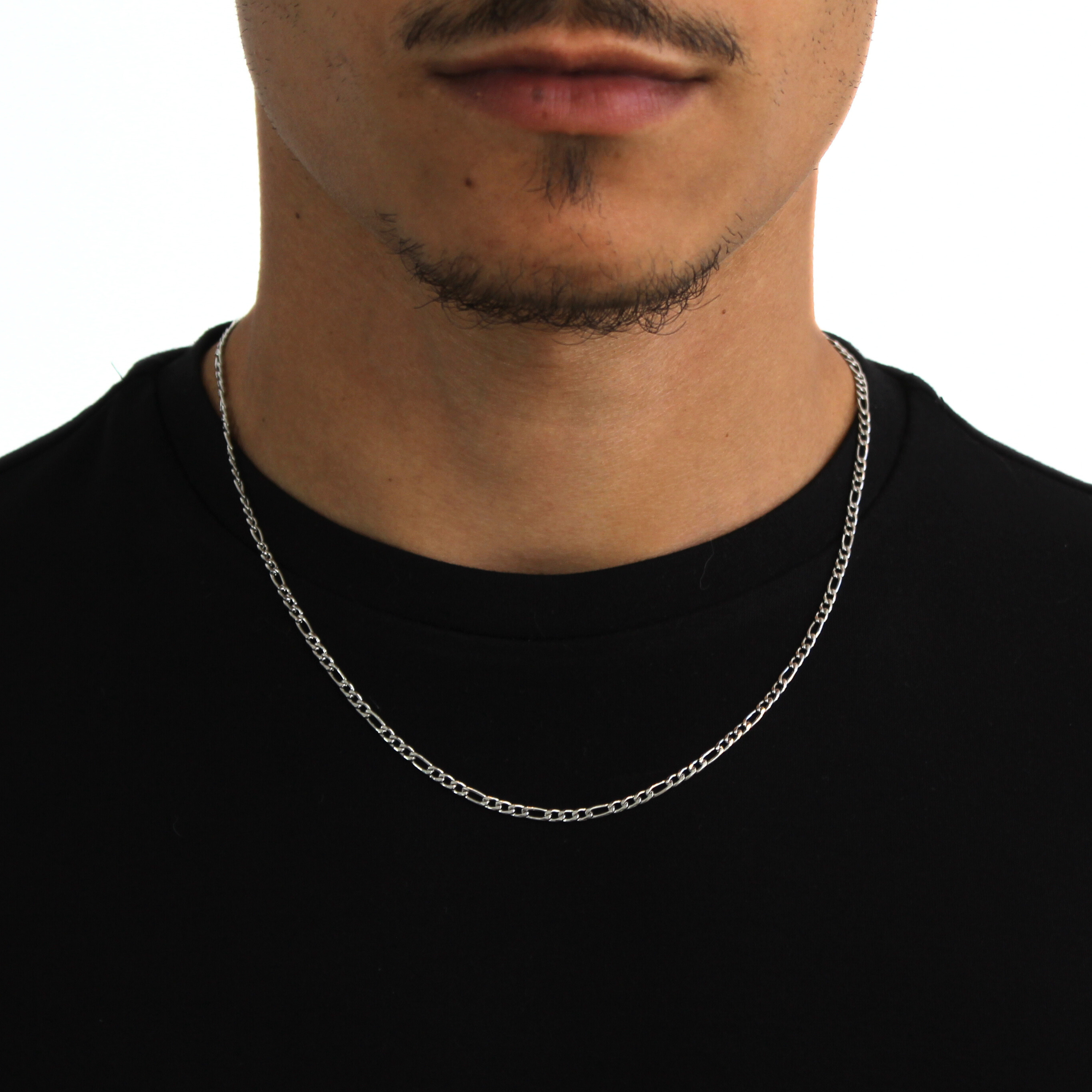 Iconic Figaro Ketting 3mm (Zilver)