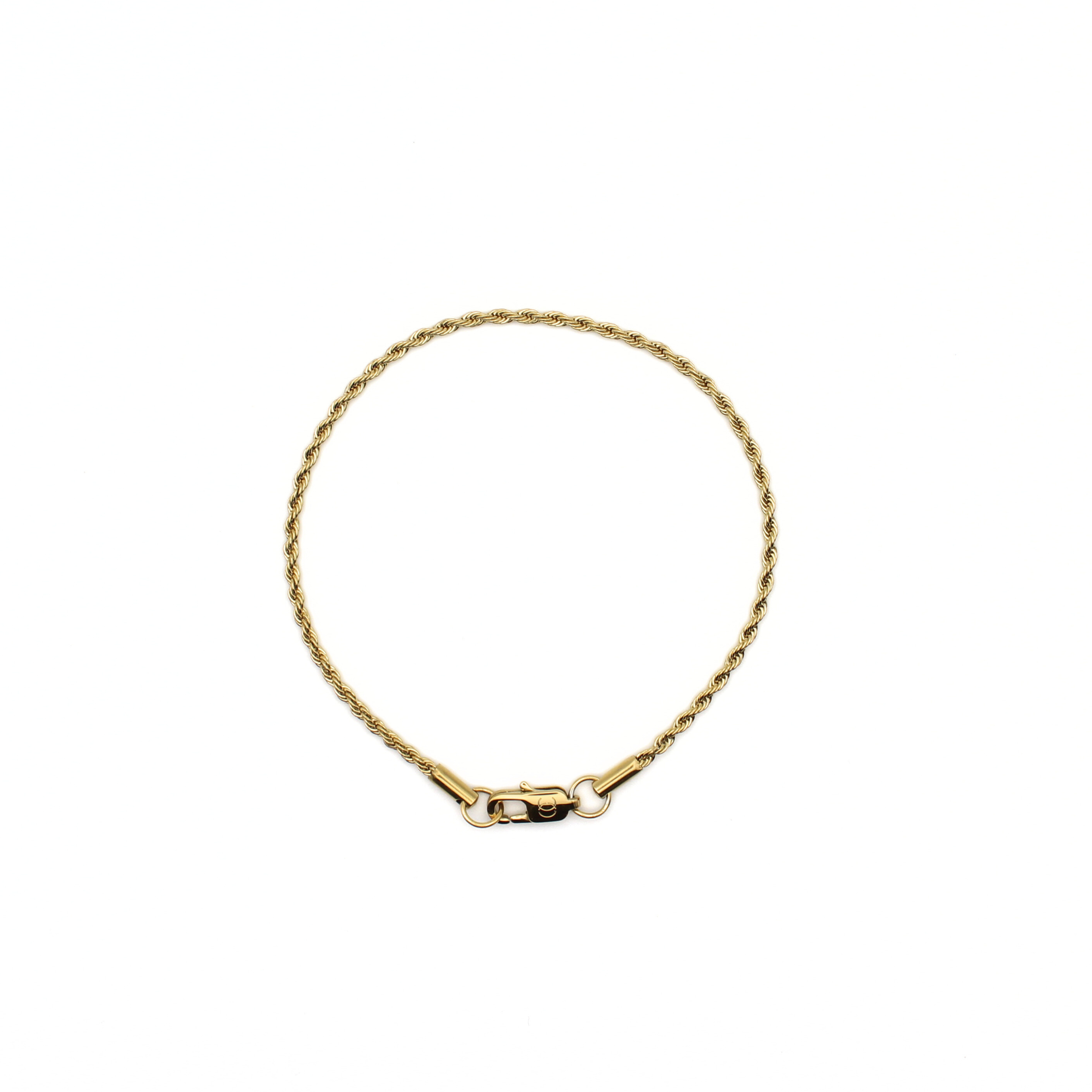Clean Rope Armband 2mm (Goud)