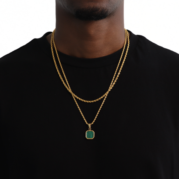 Emerald Stone Set (Goud)