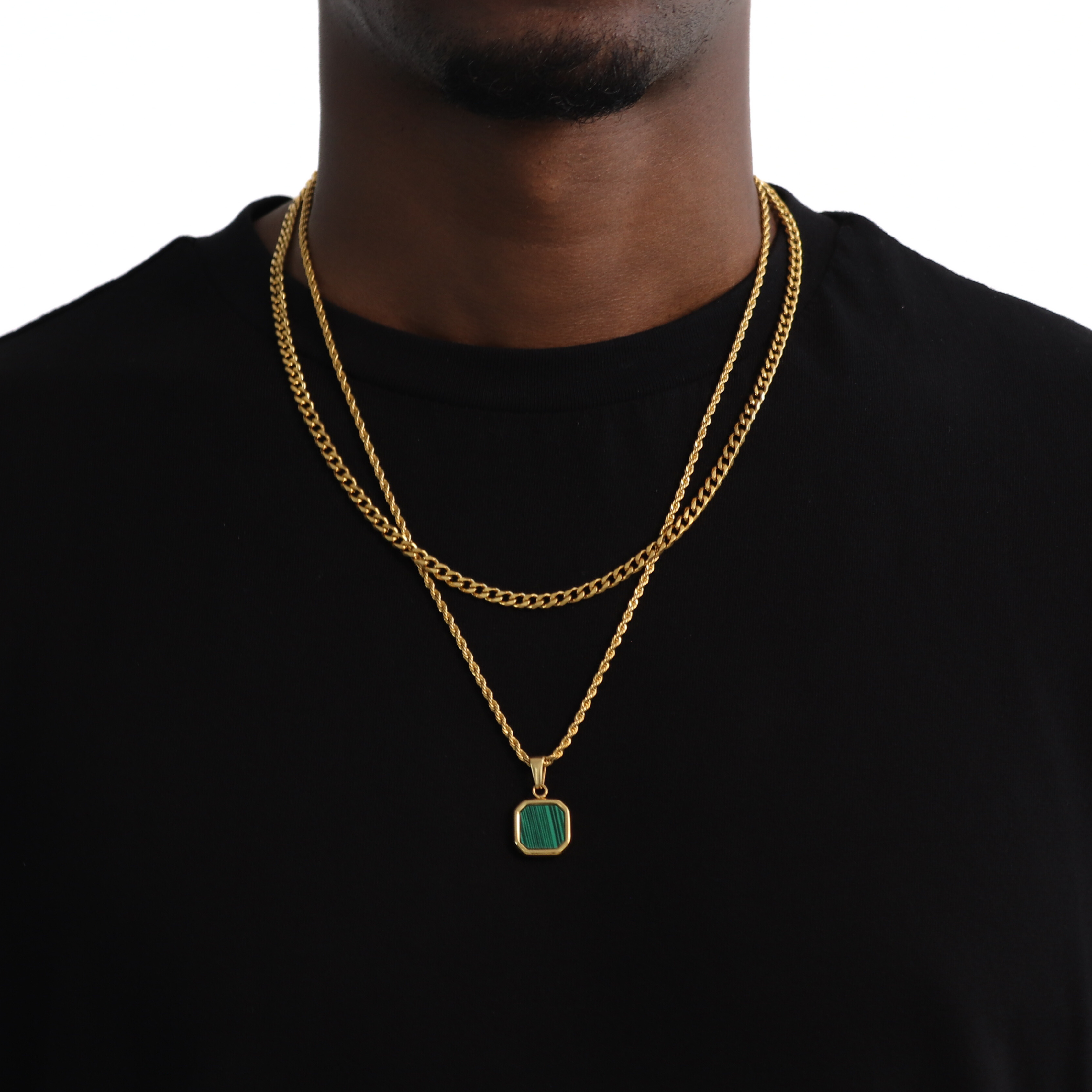 Emerald Stone Set (Gold)