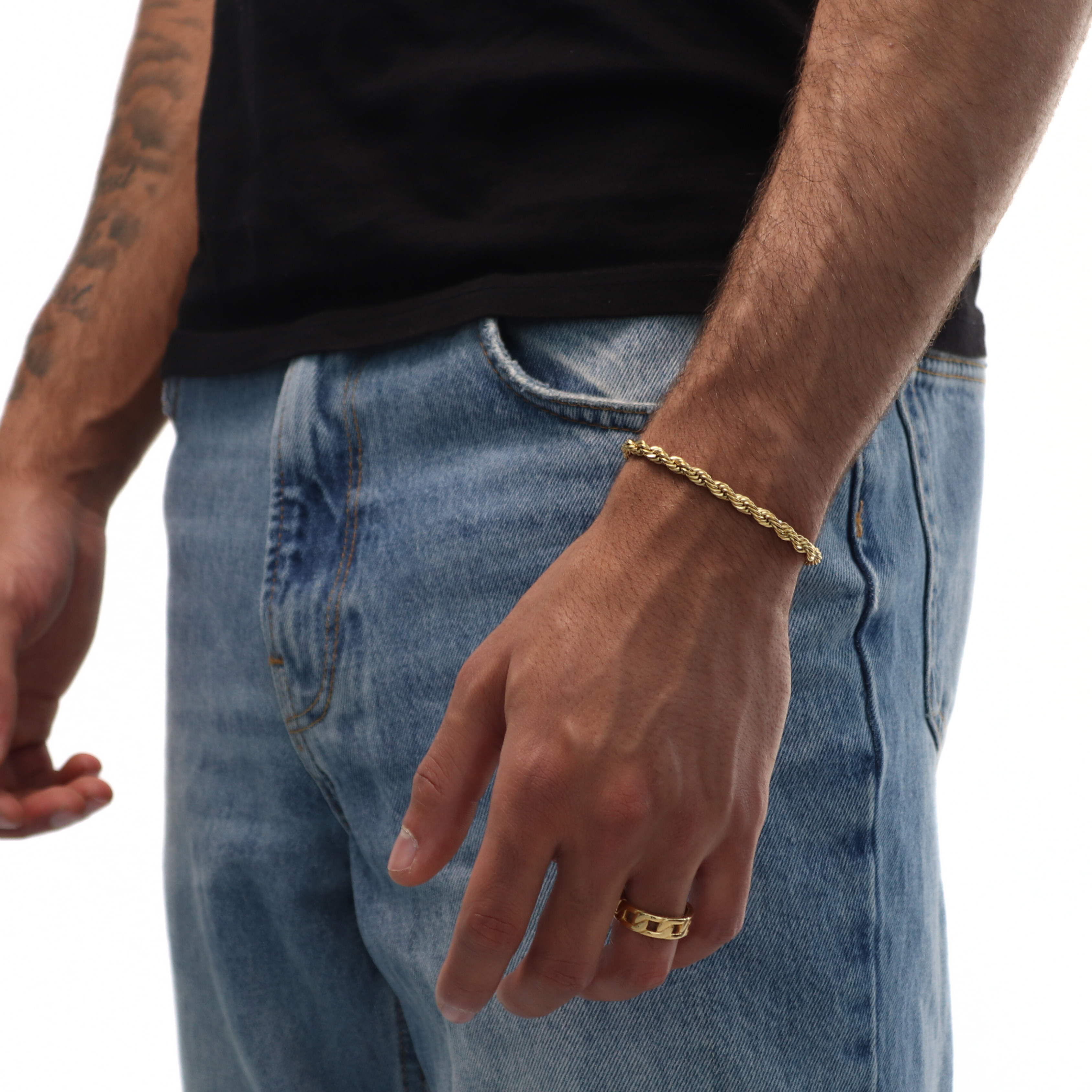 Clean Rope Armband 5mm (Goud)