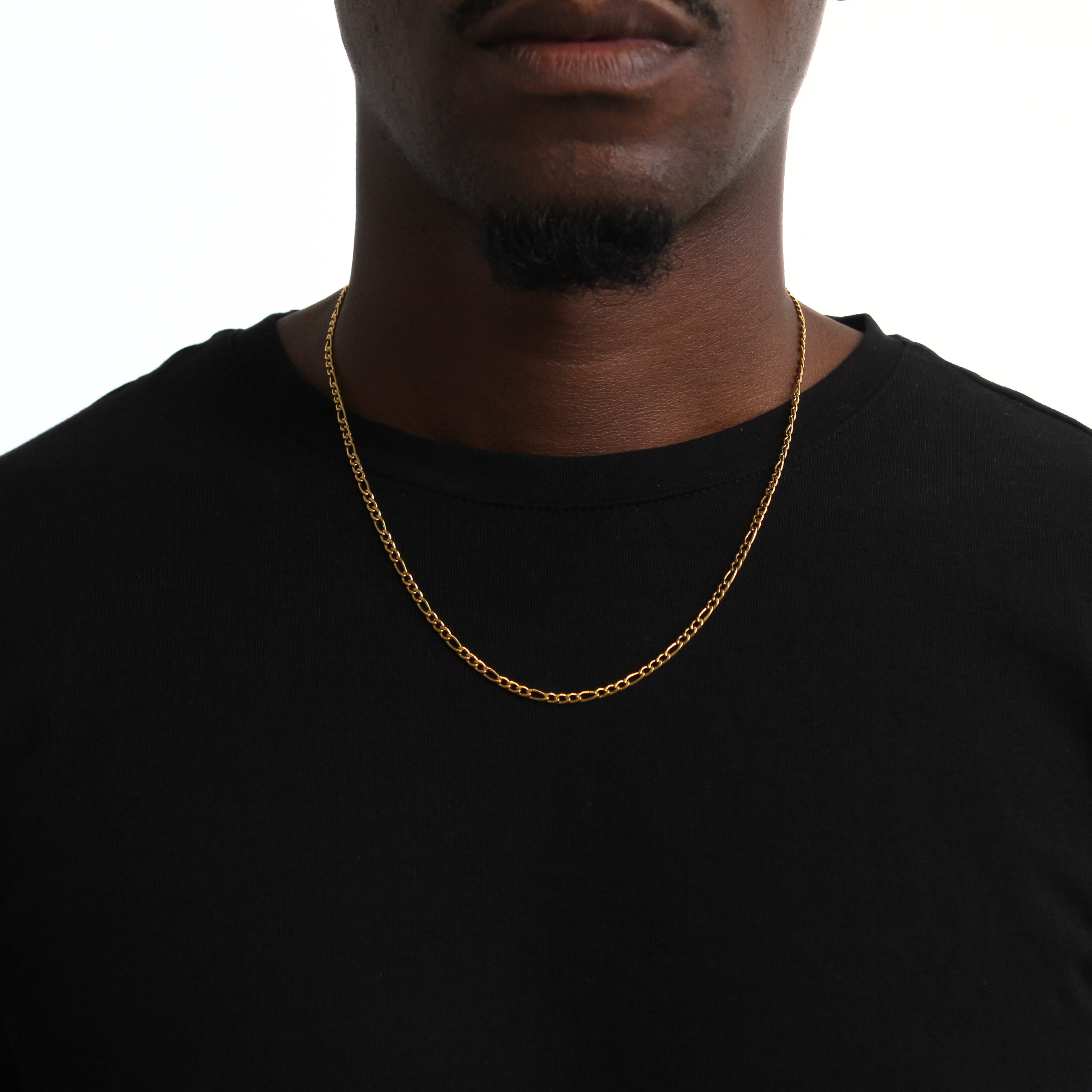Iconic Figaro ketting 3mm (Goud)