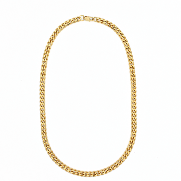 Classic Cuban Ketting 6mm (Goud)