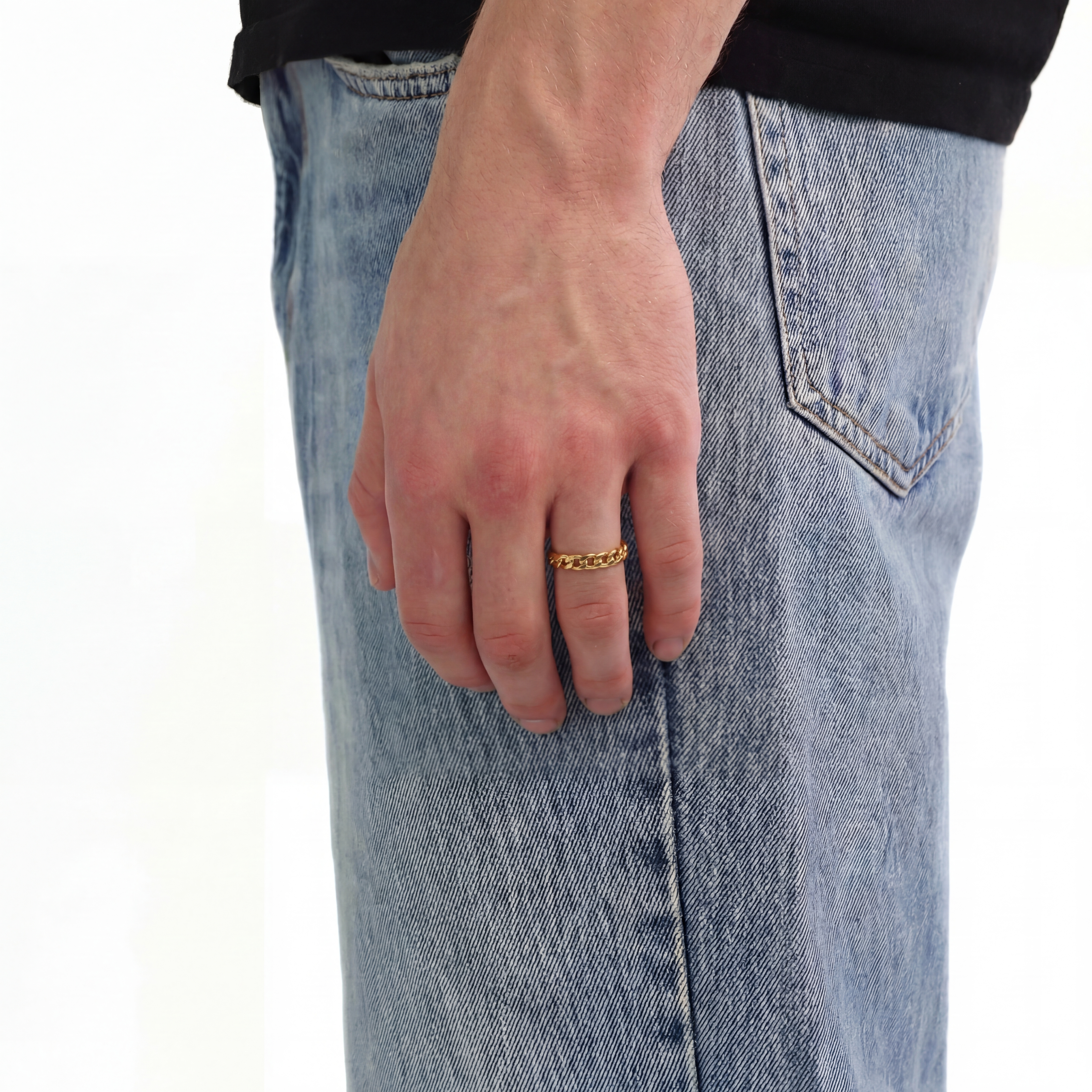 Cuban Ring Small (Goud)