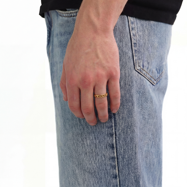 Cuban Ring Small (Goud)