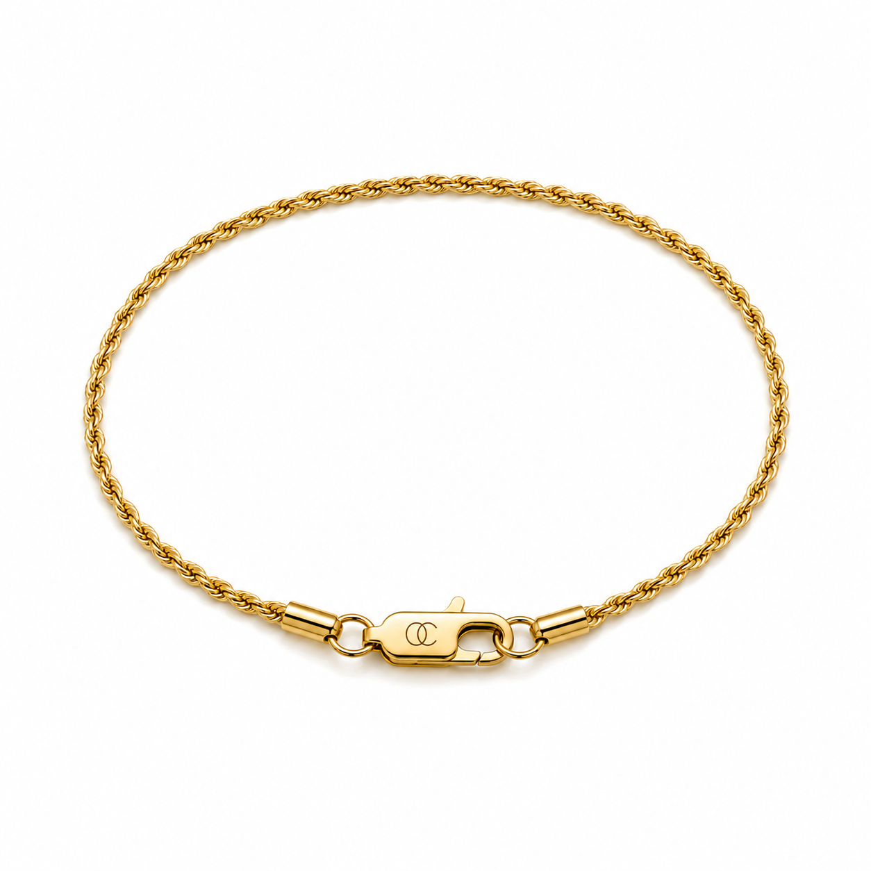 Clean Rope Armband 2mm (Goud)