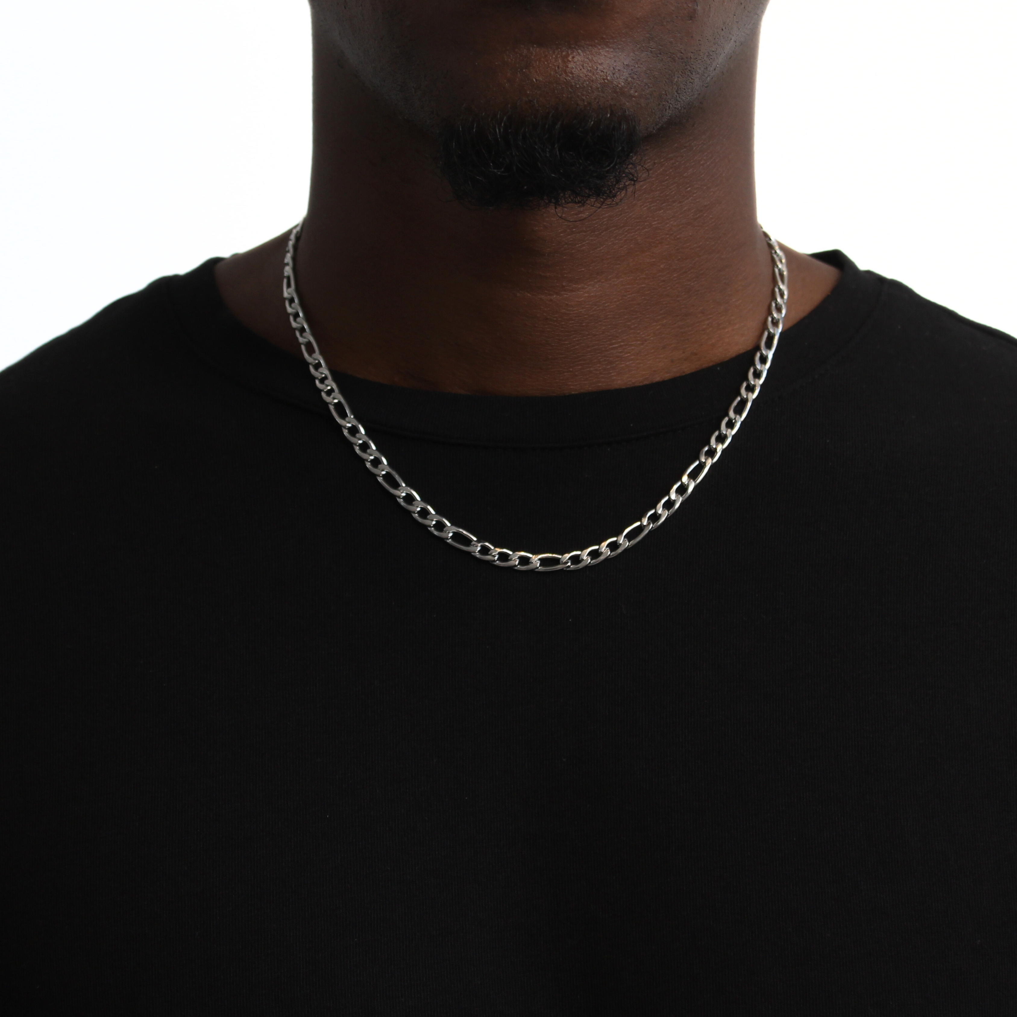 Iconic Figaro Ketting 5mm (Zilver)
