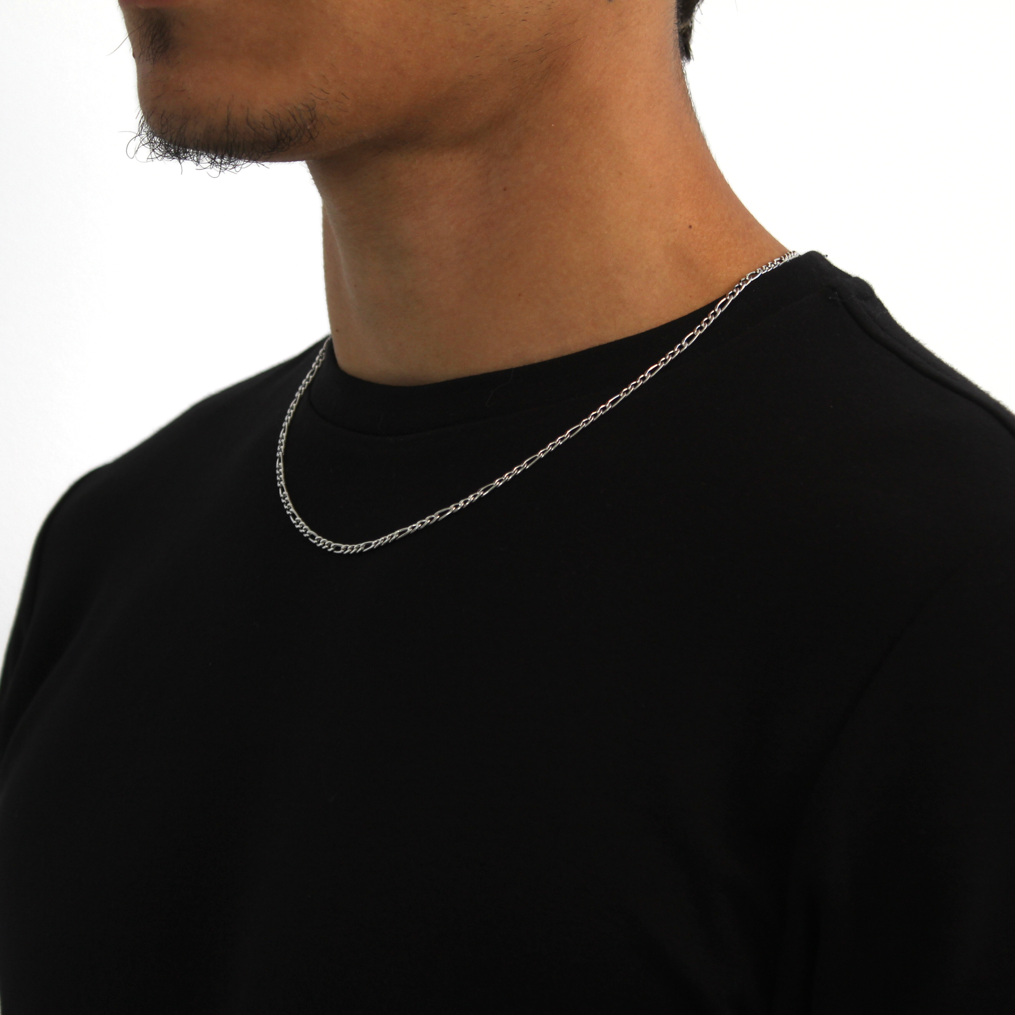 Iconic Figaro Ketting 3mm (Zilver)