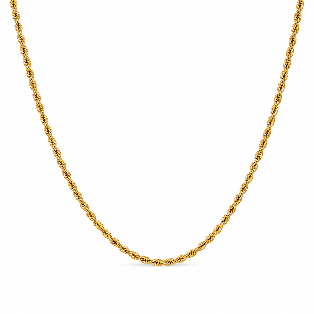 Clean Rope Ketting 3mm (Goud)