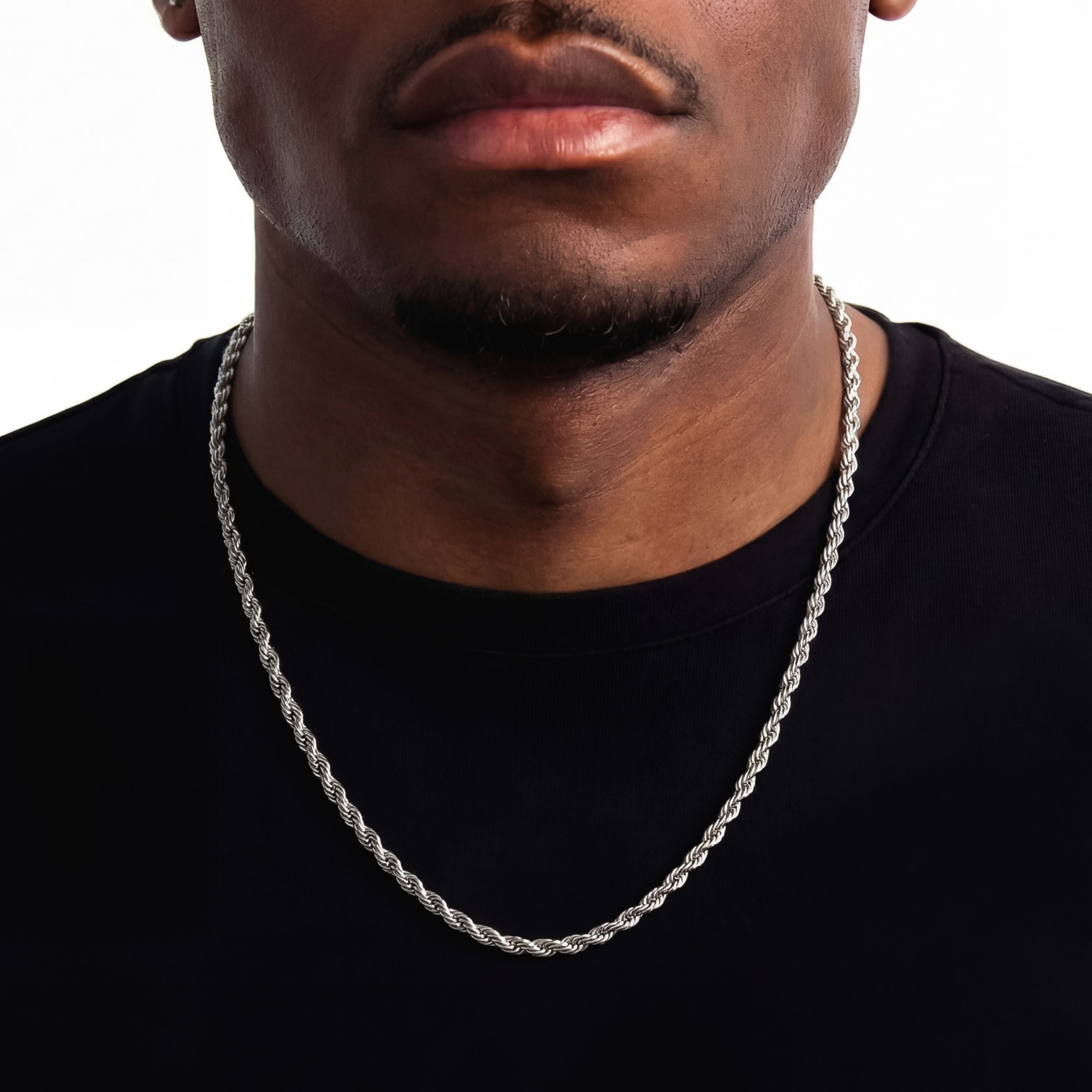 Clean Rope Ketting 4mm (Zilver)