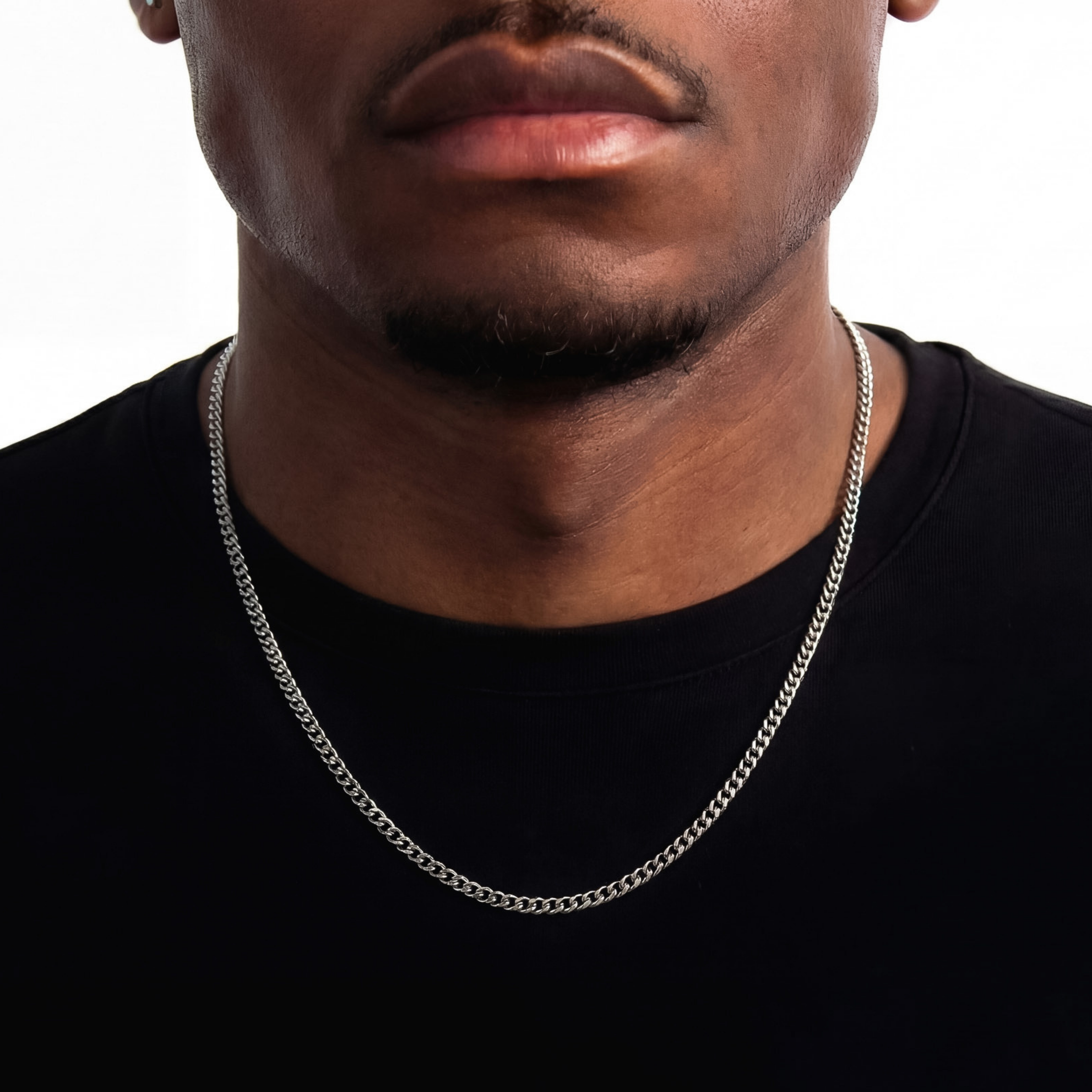 Classic Cuban Ketting 3mm (Zilver)