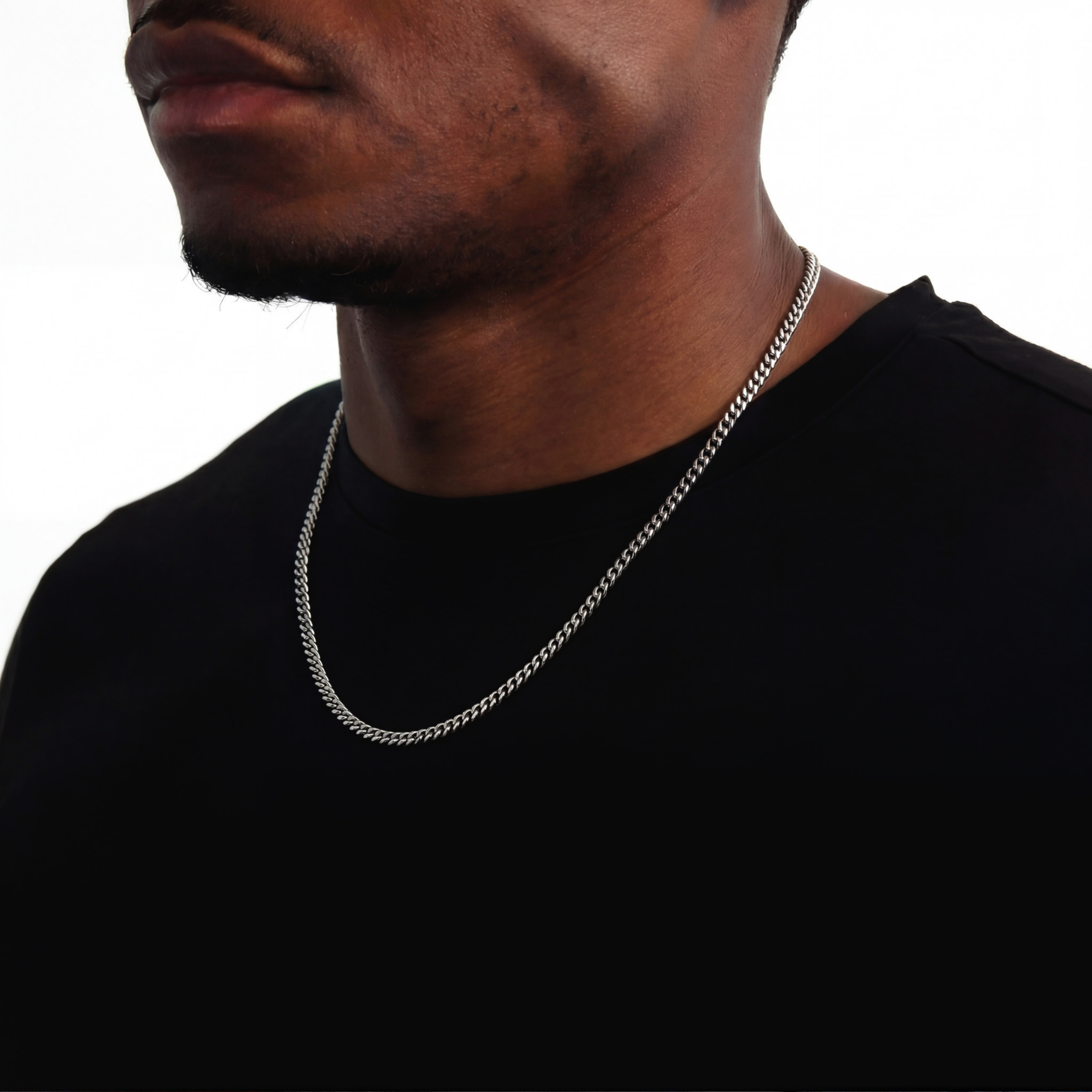 Classic Cuban Ketting 3mm (Zilver)