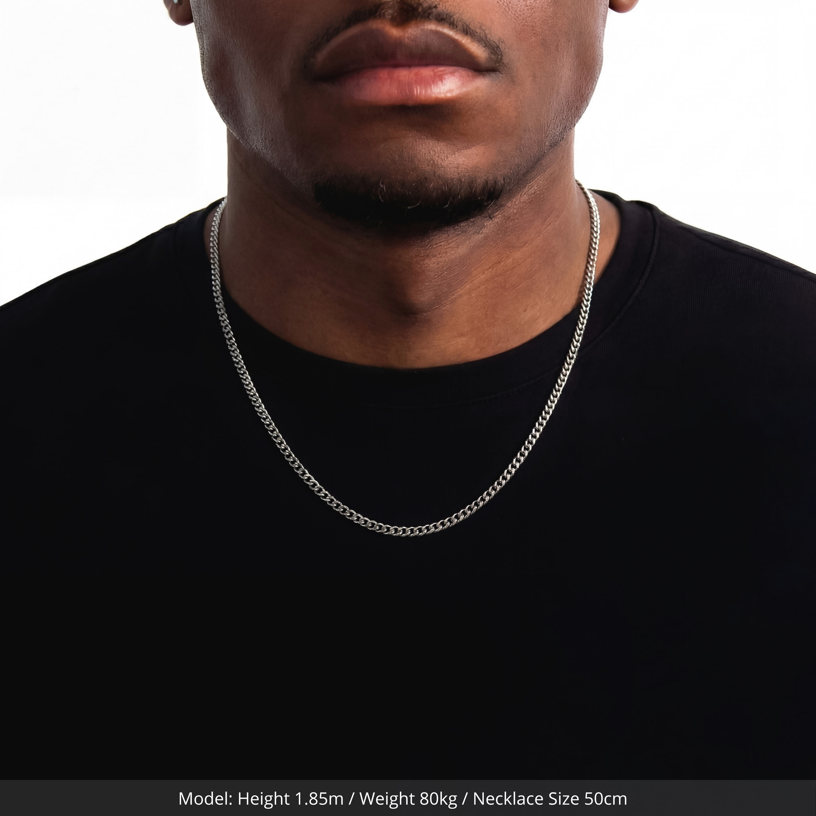 Classic Cuban Ketting 3mm (Zilver)