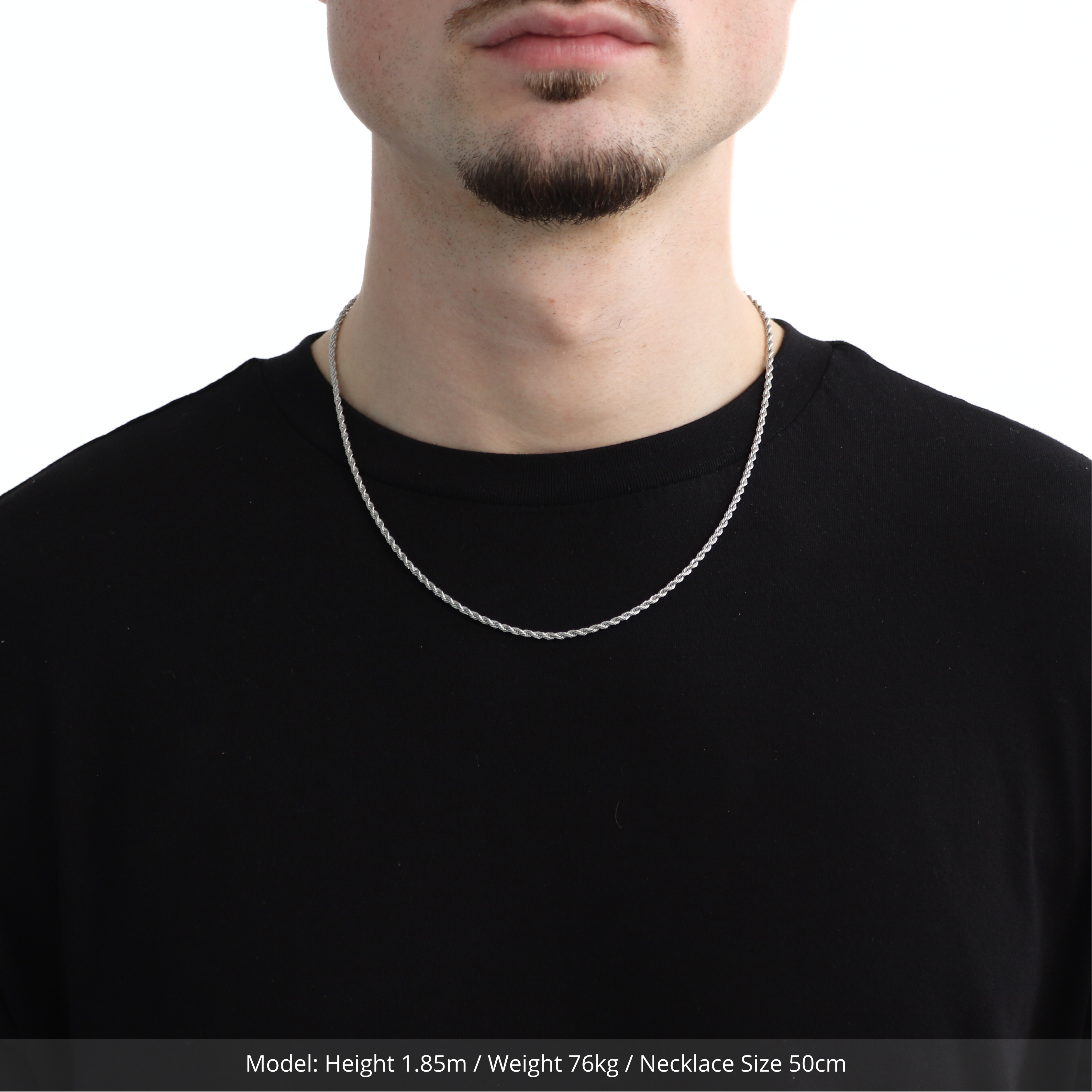 Rope Chain 2mm (Silver)