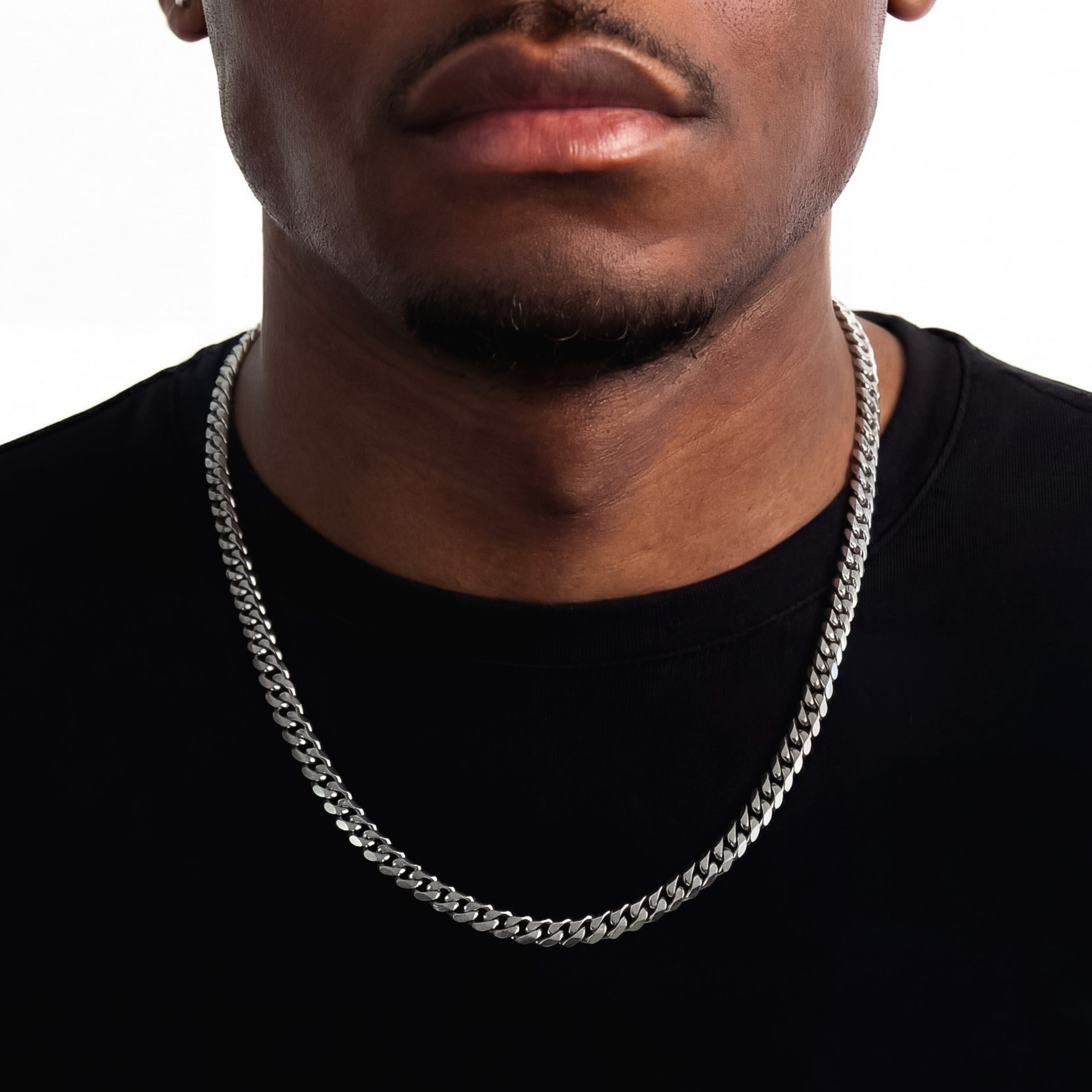 Classic Cuban Ketting 6mm (Zilver)