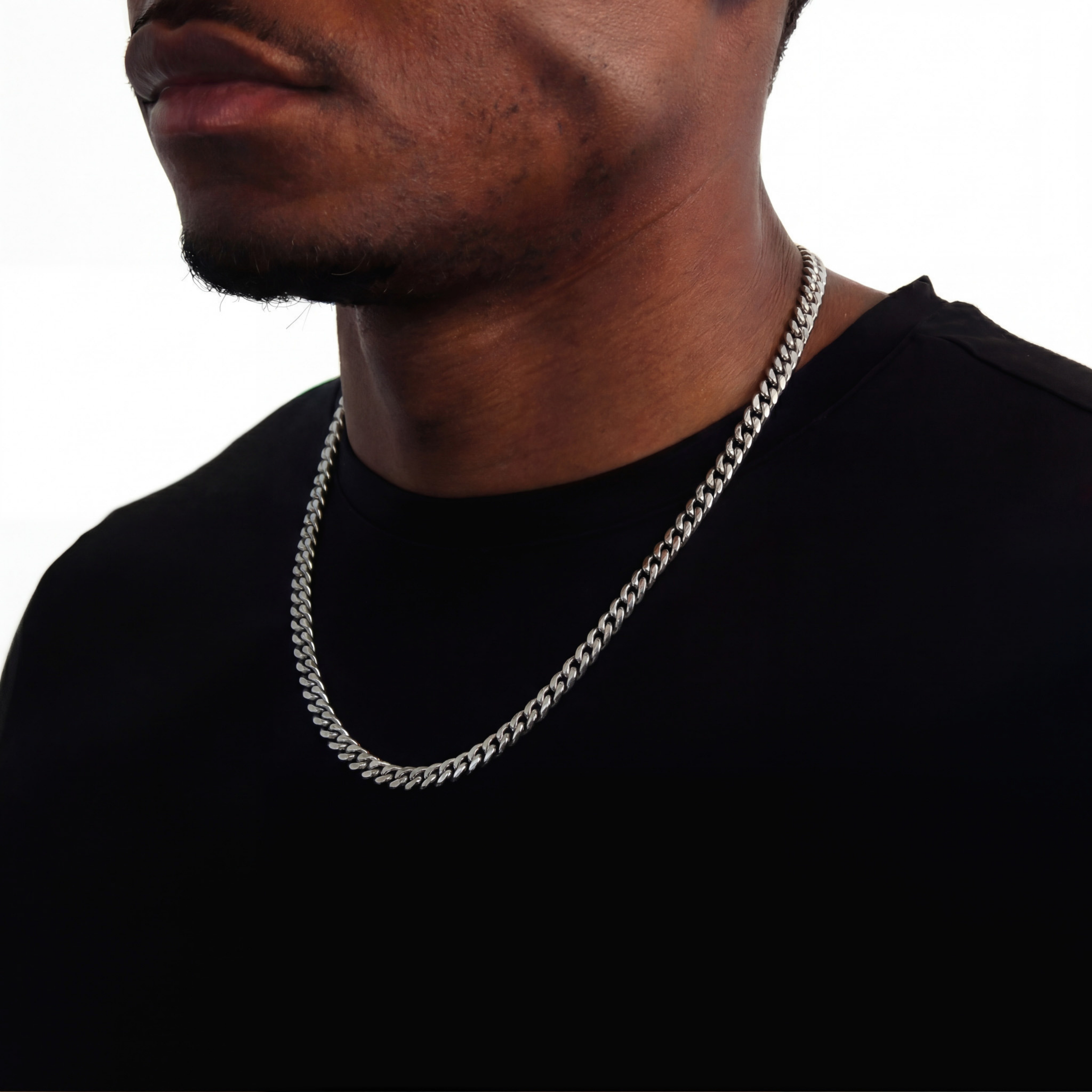 Classic Cuban Ketting 6mm (Zilver)