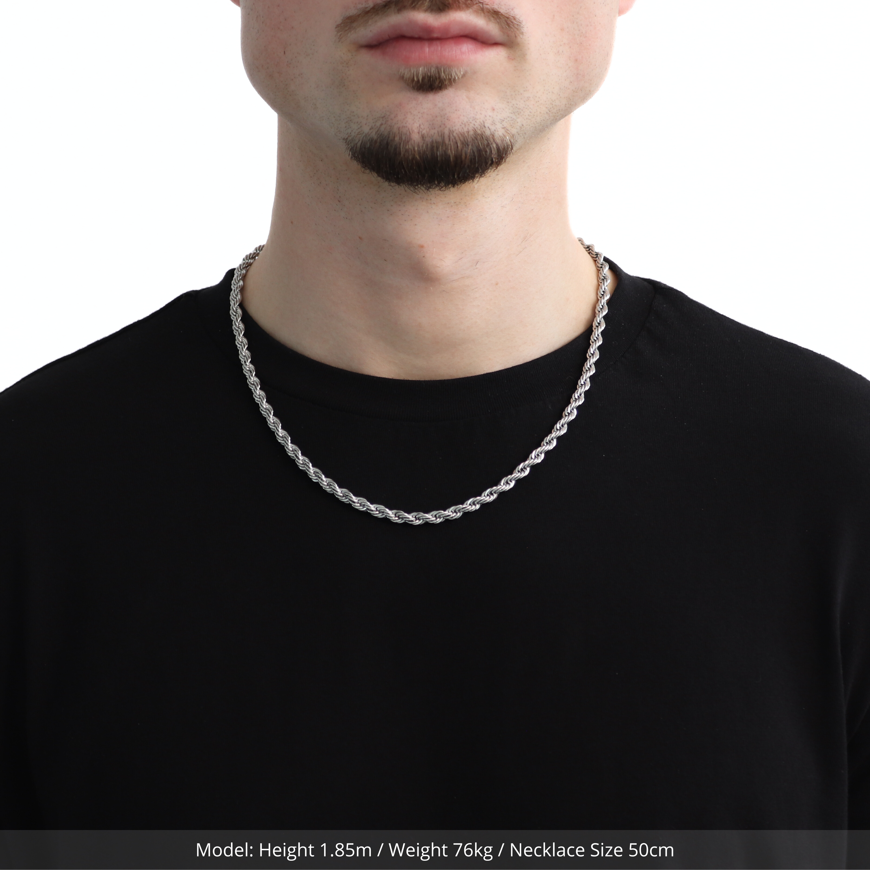 Rope Chain 5mm (Silver)